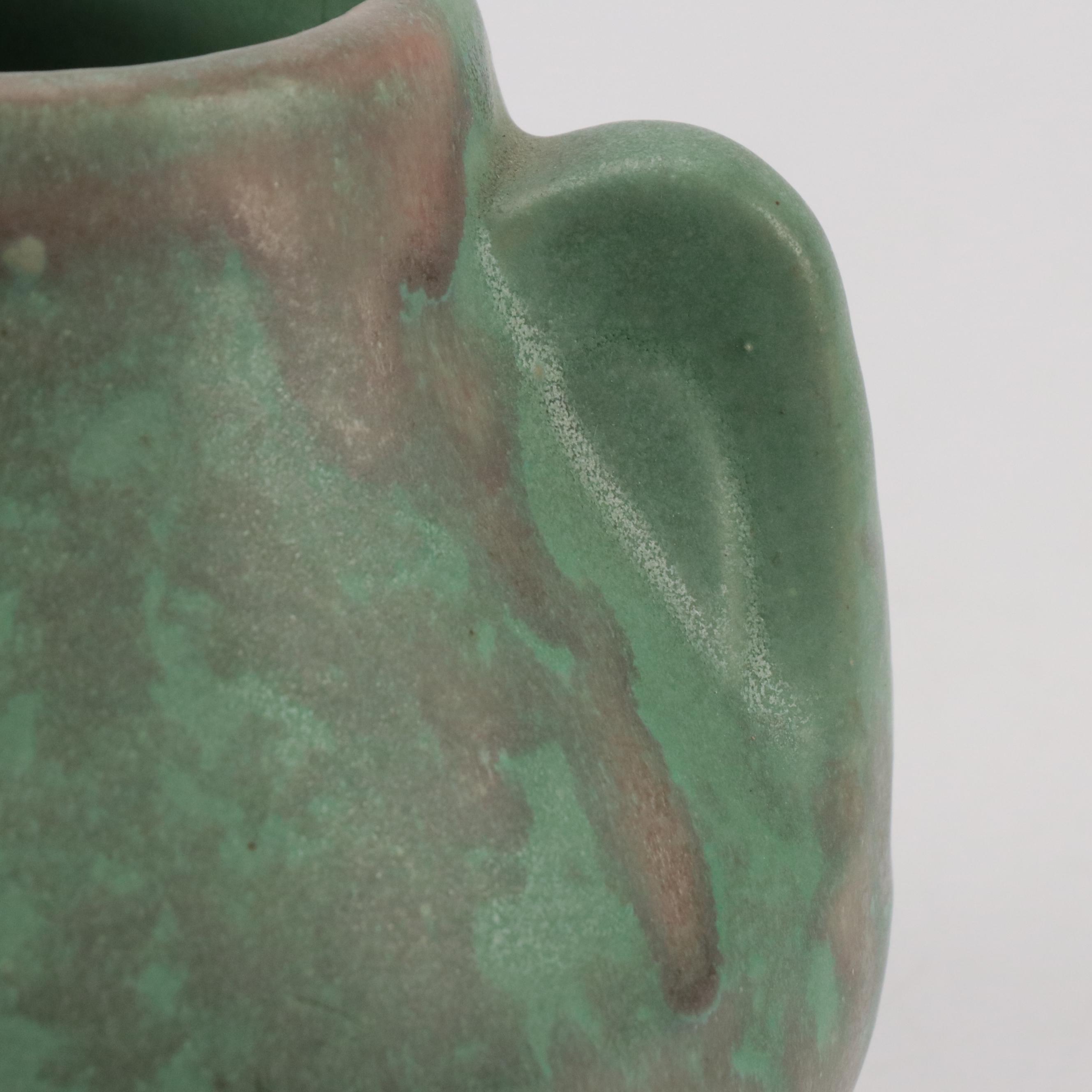 Burley Winter and Weller "Blue Drapery" Vases and Bowl, Early 20th Century