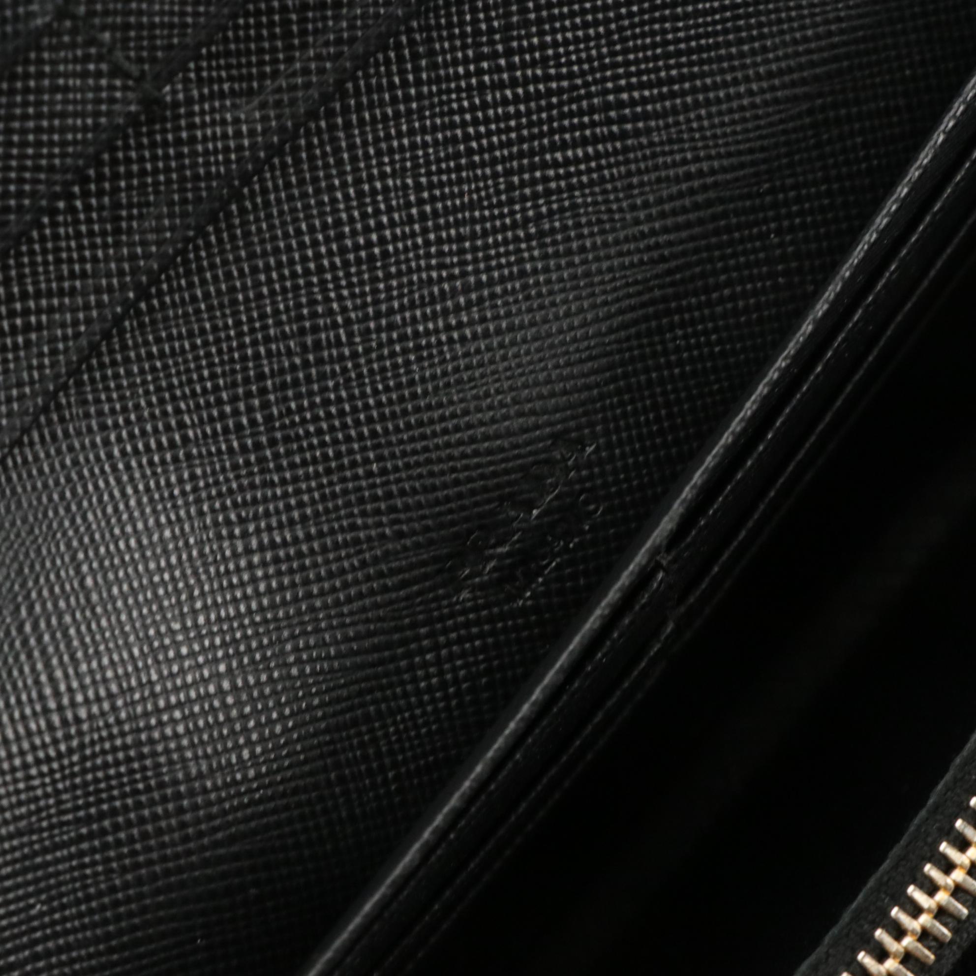 Prada Fiocco Flap Wallet with ID/Card Case in Saffiano Leathe