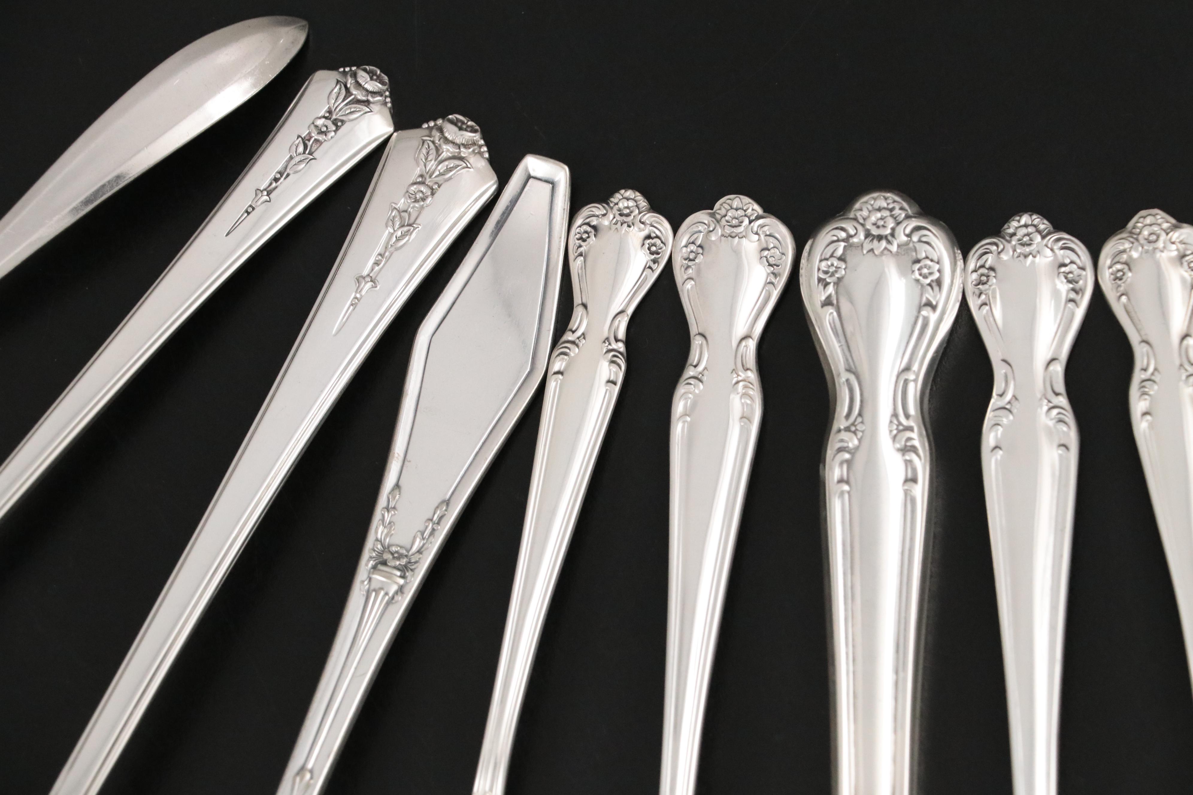 Oneida Heirloom "Damask Rose" Sterling Silver Flatware