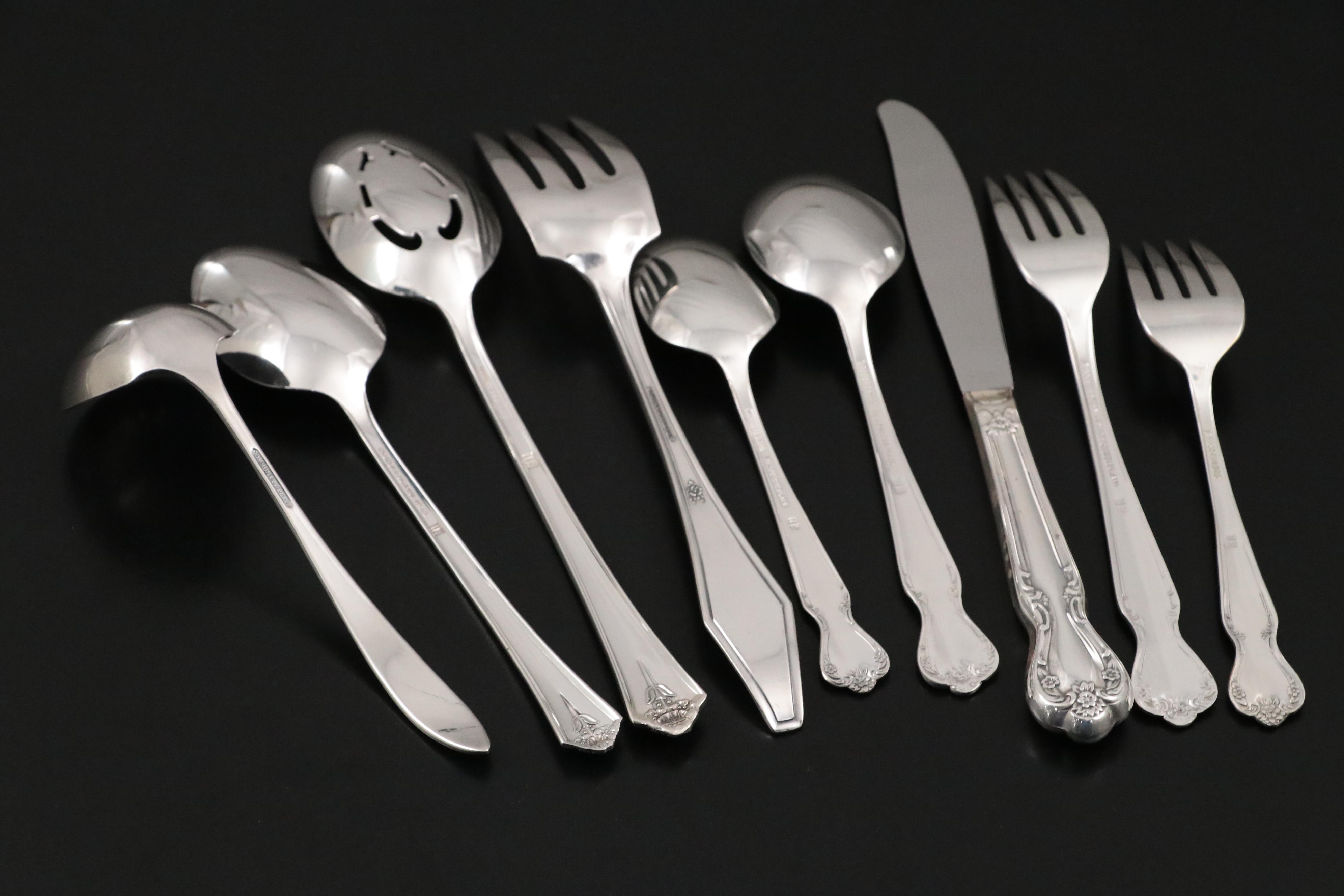 Oneida Heirloom "Damask Rose" Sterling Silver Flatware