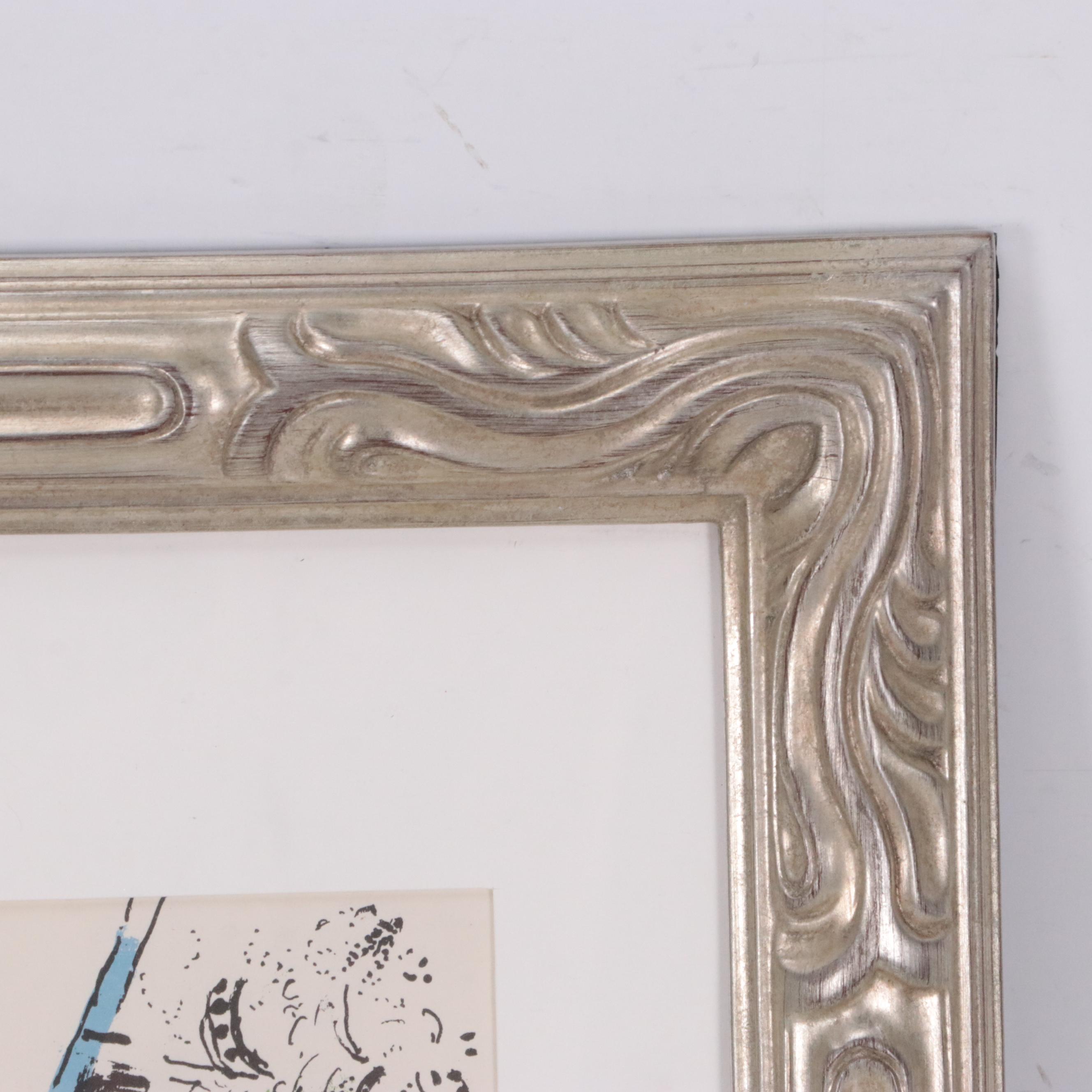 Marc Chagall Lithograph "L'echelle," 1957