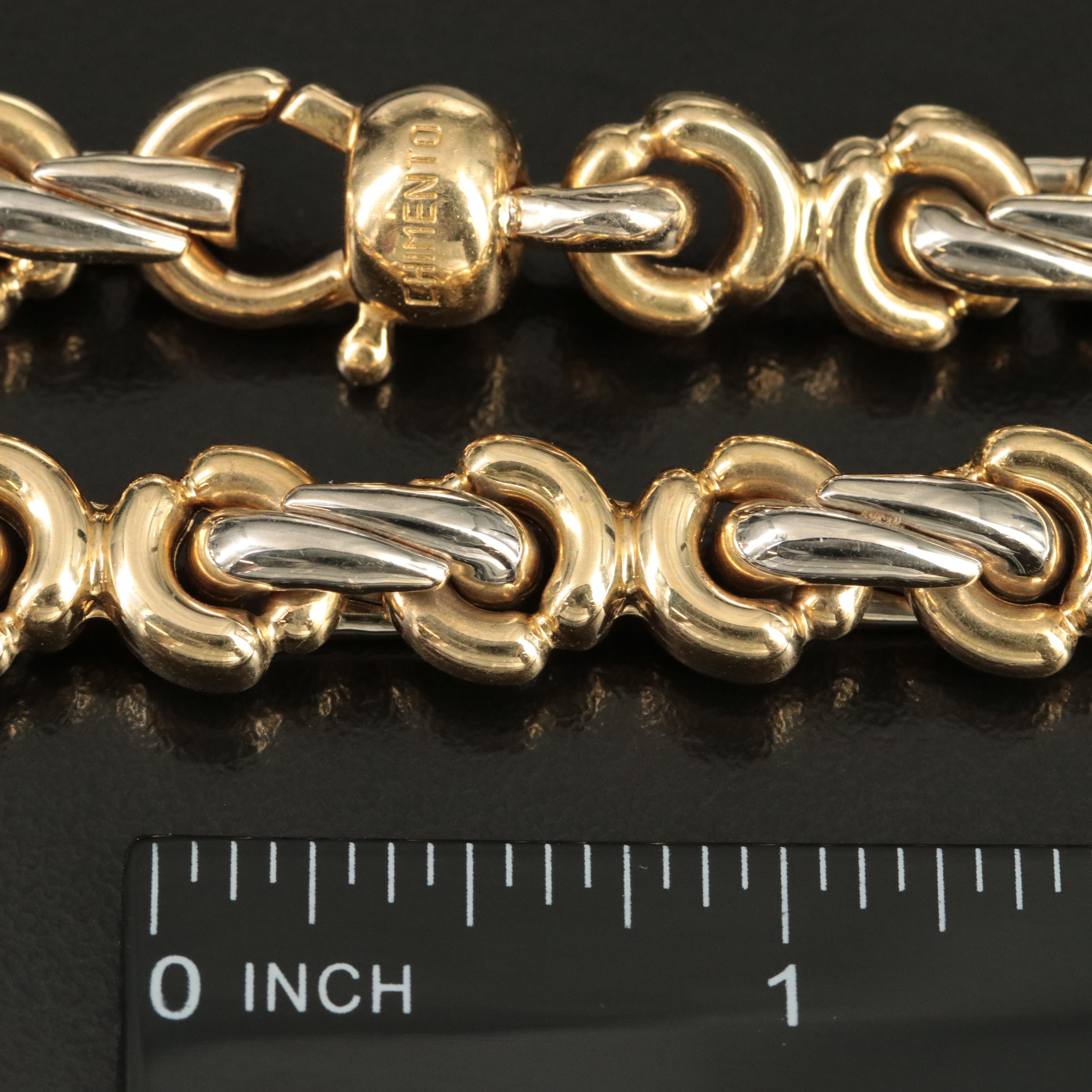 Chimento 18K Two-Tone Fancy Link Necklace
