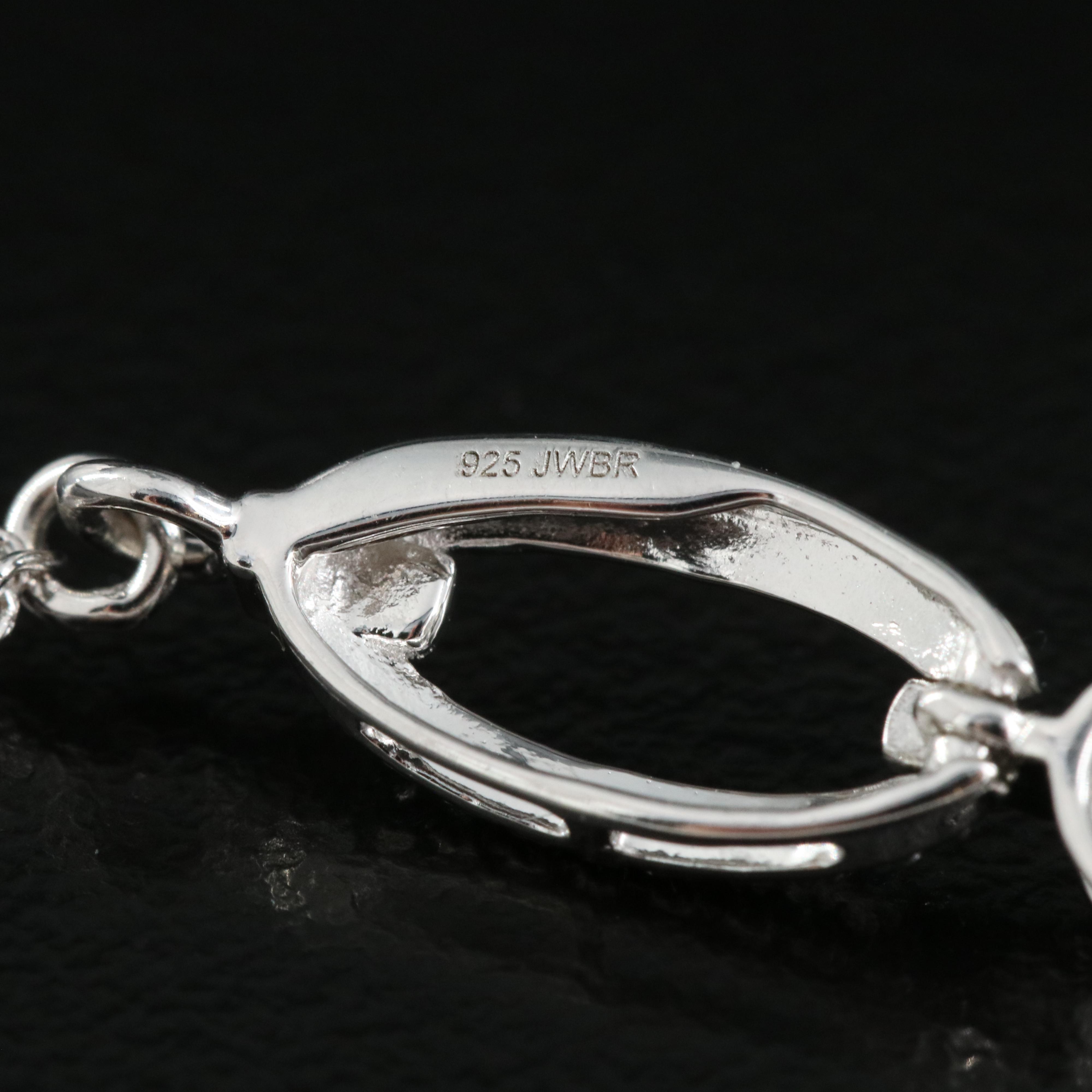 Sterling Diamond Bolo Bracelet