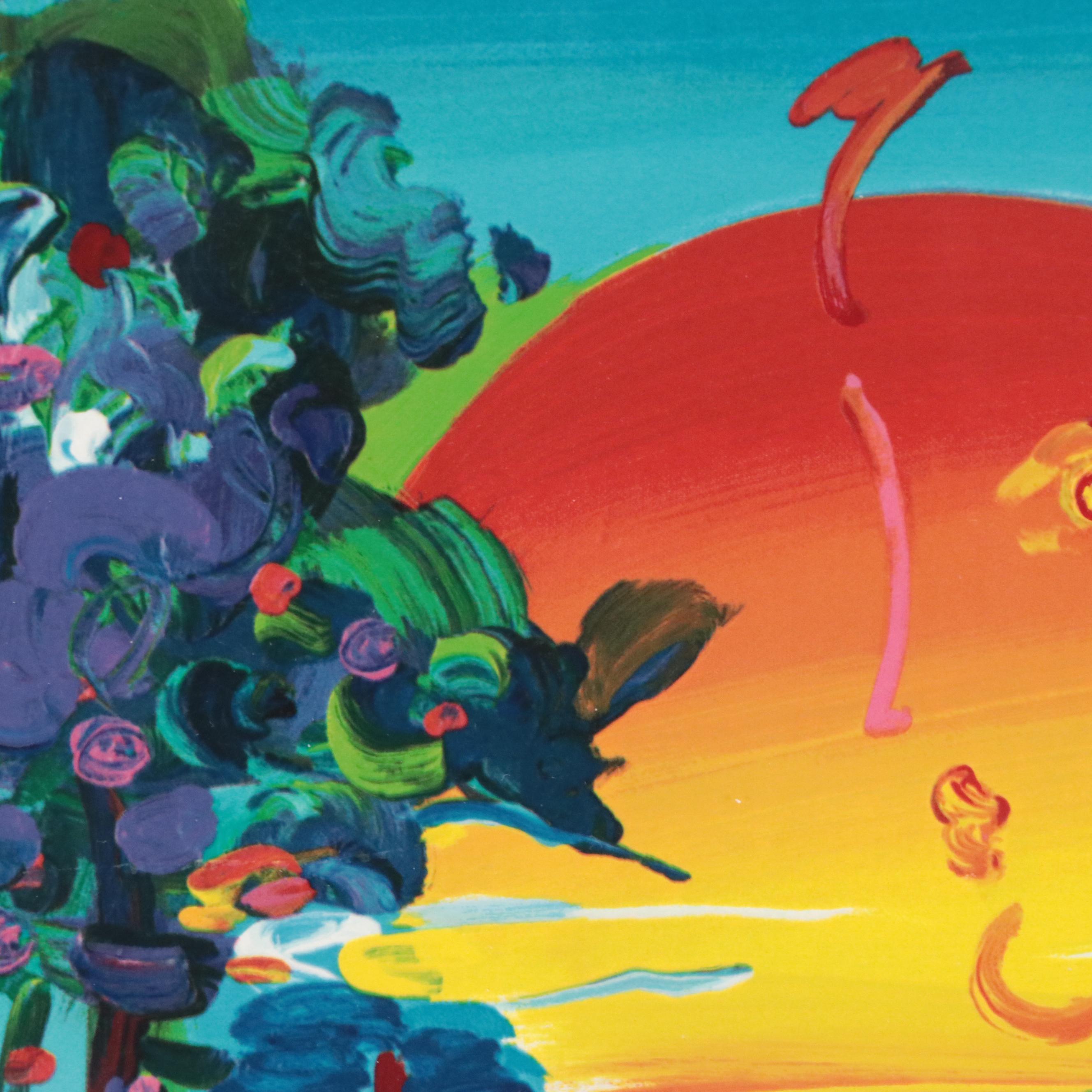 Peter Max Serigraph "Better World"