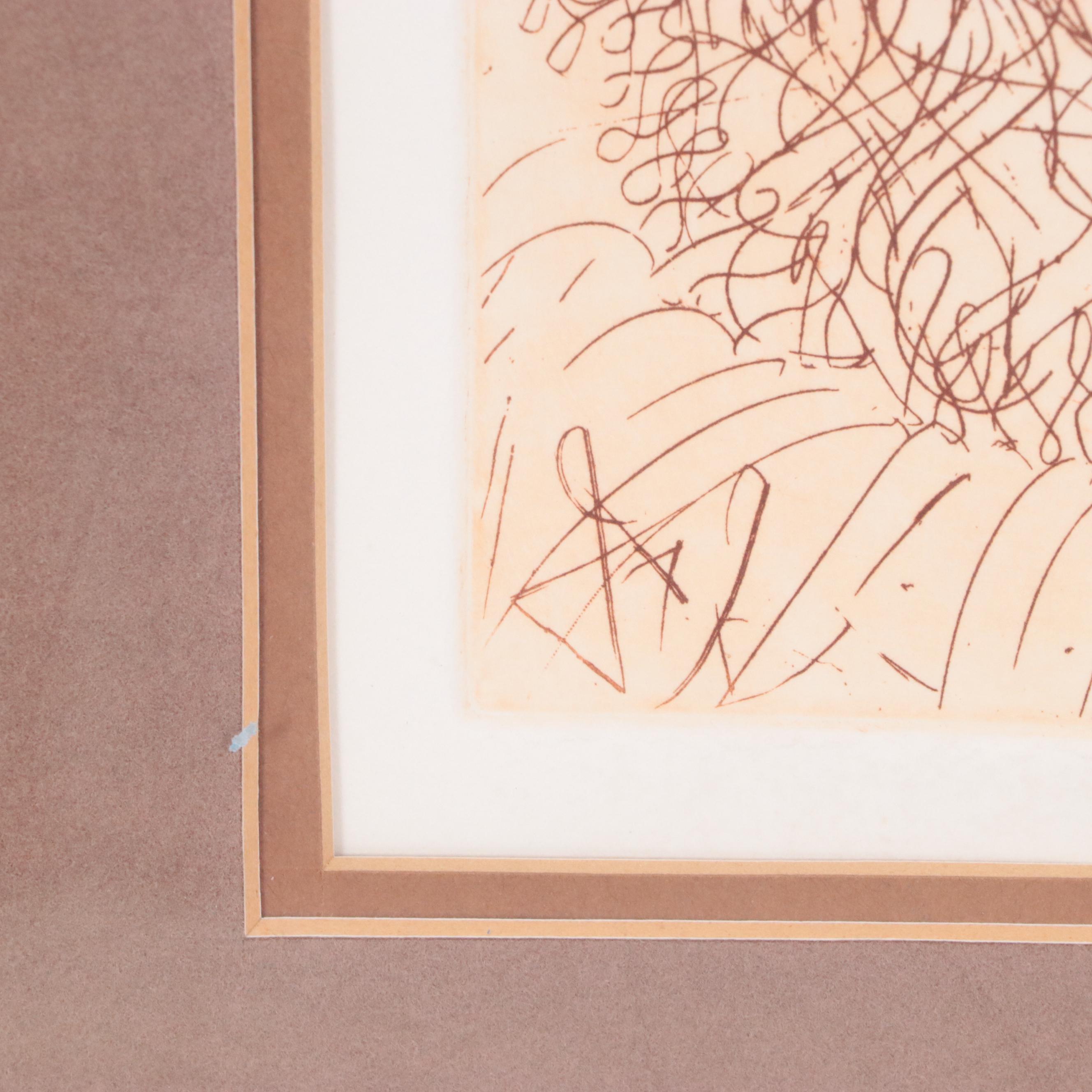 Salvador Dalí Restrike Etching "Cervantes" EBTH