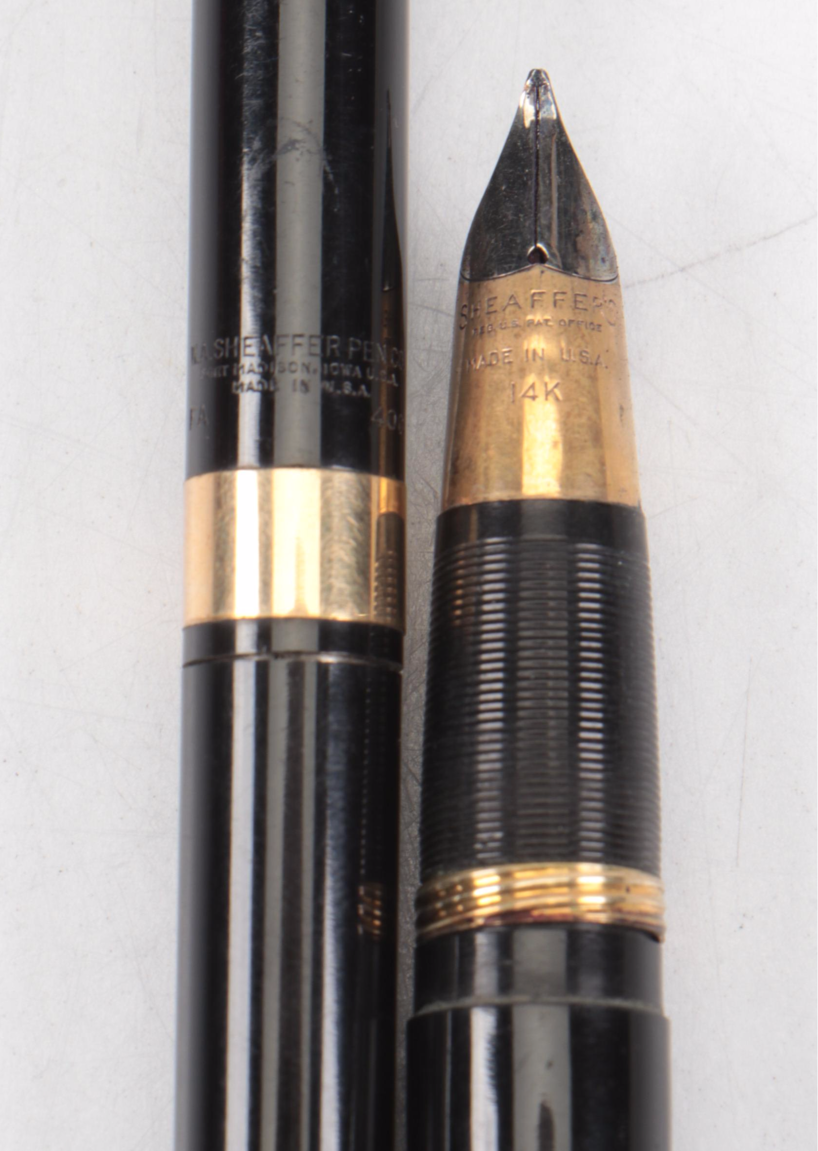 Sheaffer "Tuckaway" with Other Fountain Pen and Pencil Set, Mid-20th Century