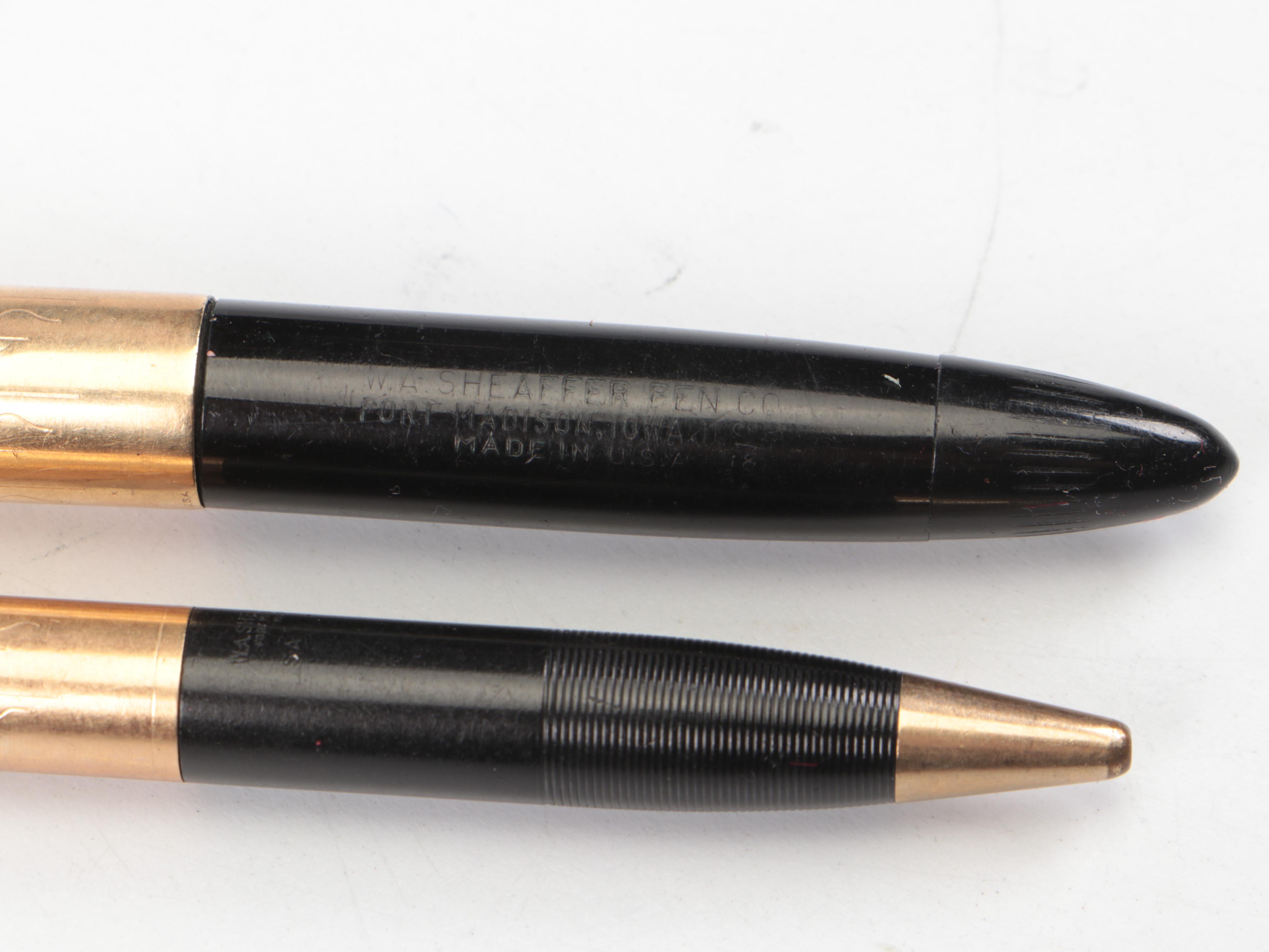 Sheaffer "Tuckaway" with Other Fountain Pen and Pencil Set, Mid-20th Century