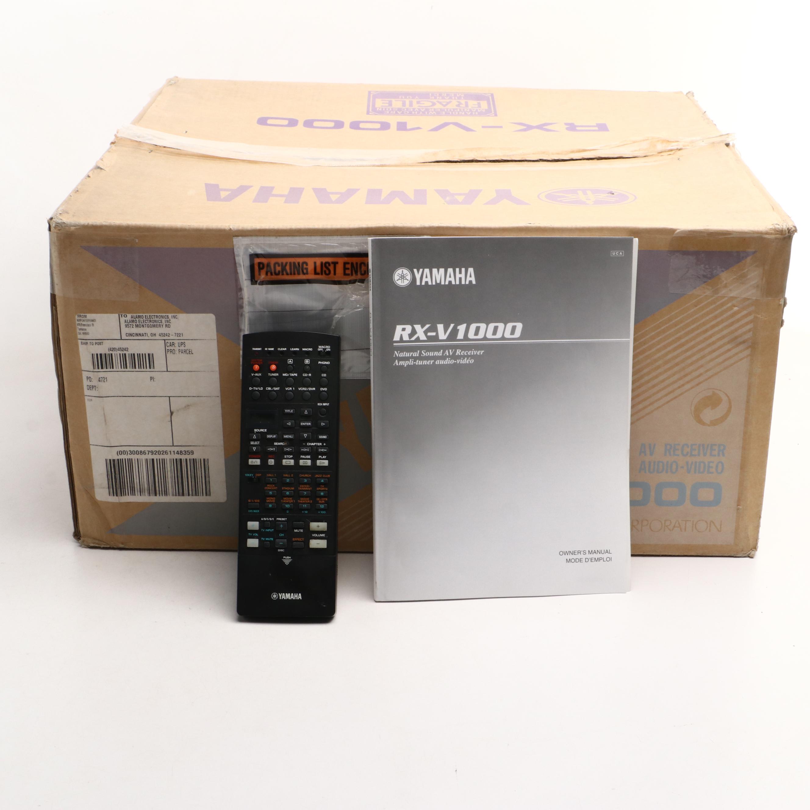 Yamaha RX-V1000 Natural Sound Audio Video Receiver