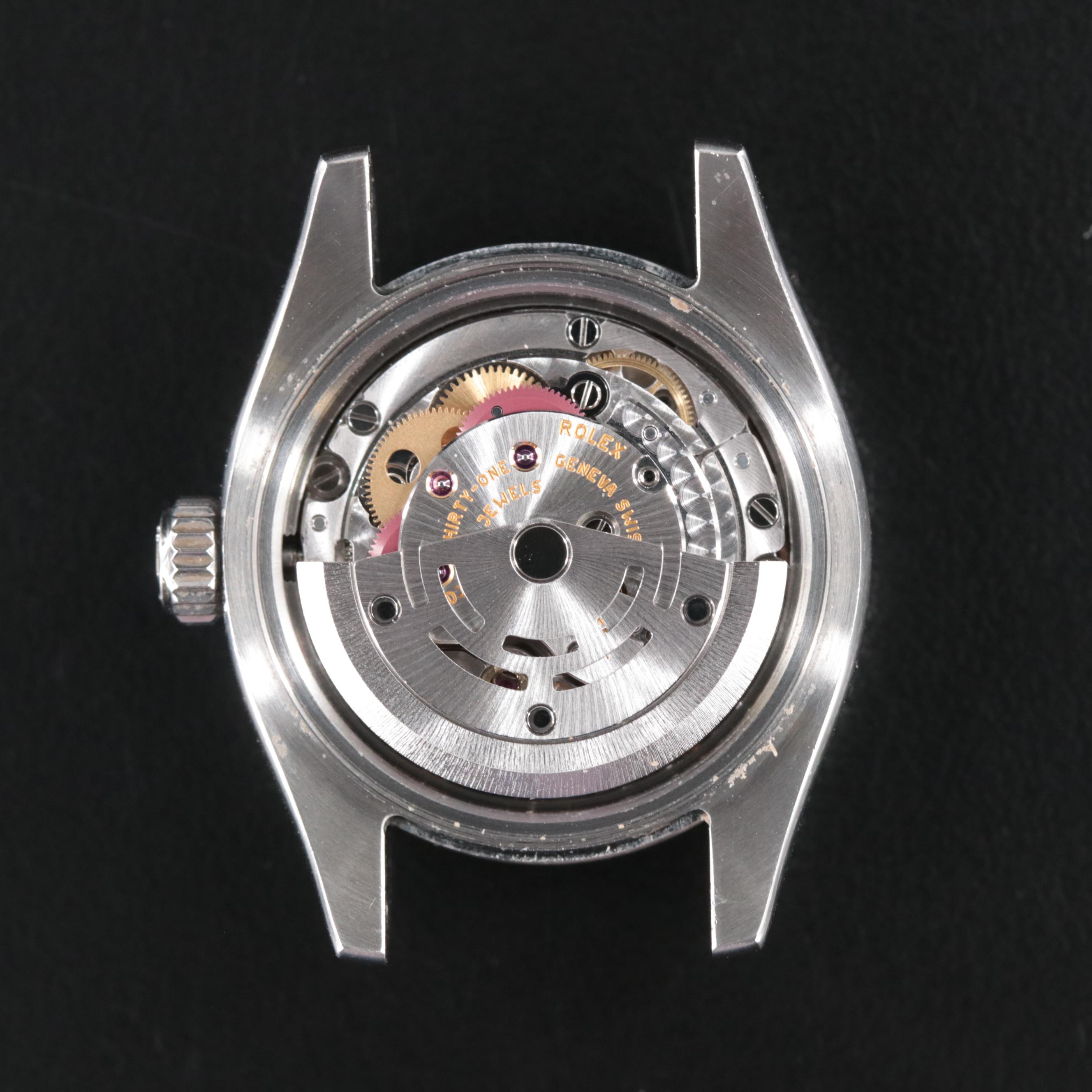 2007 Rolex Oyster Perpetual Salmon Dial Stainless Steel Watch