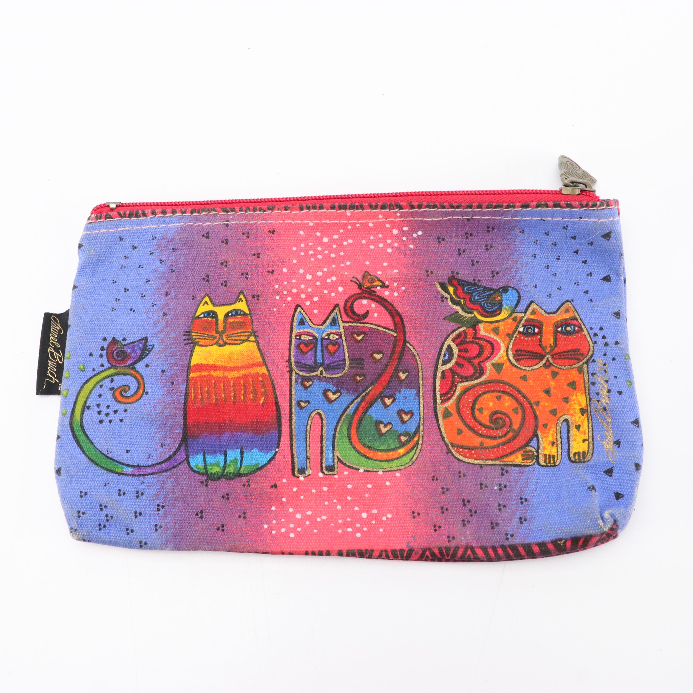 Beaded USA Flag, Handmade Macrame Crossbody Bags, and Laurel Burch Zip Cat Pouch