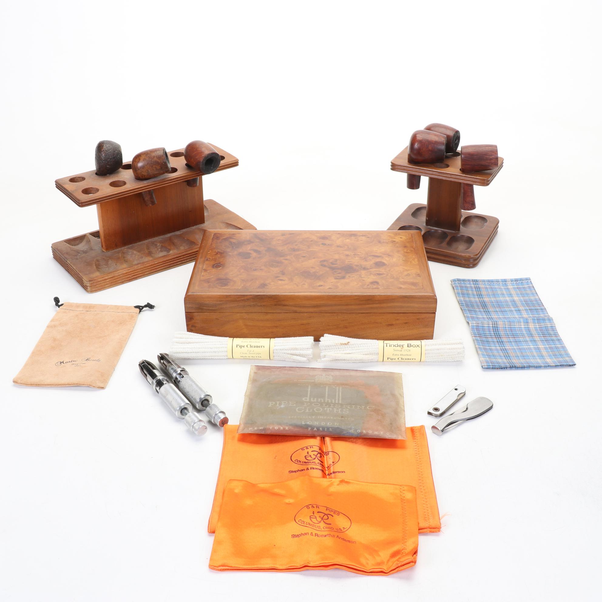 Pipes, Holders, and Pipe Paraphernalia Box
