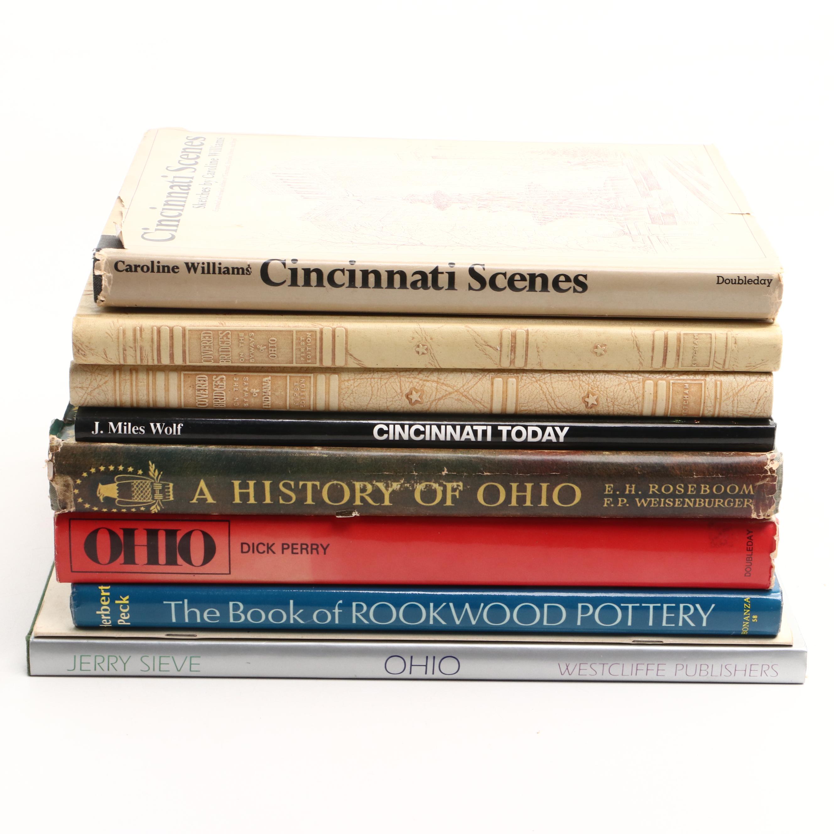 Signed First Edition "Cincinnati Scenes" by Caroline Williams and More Books