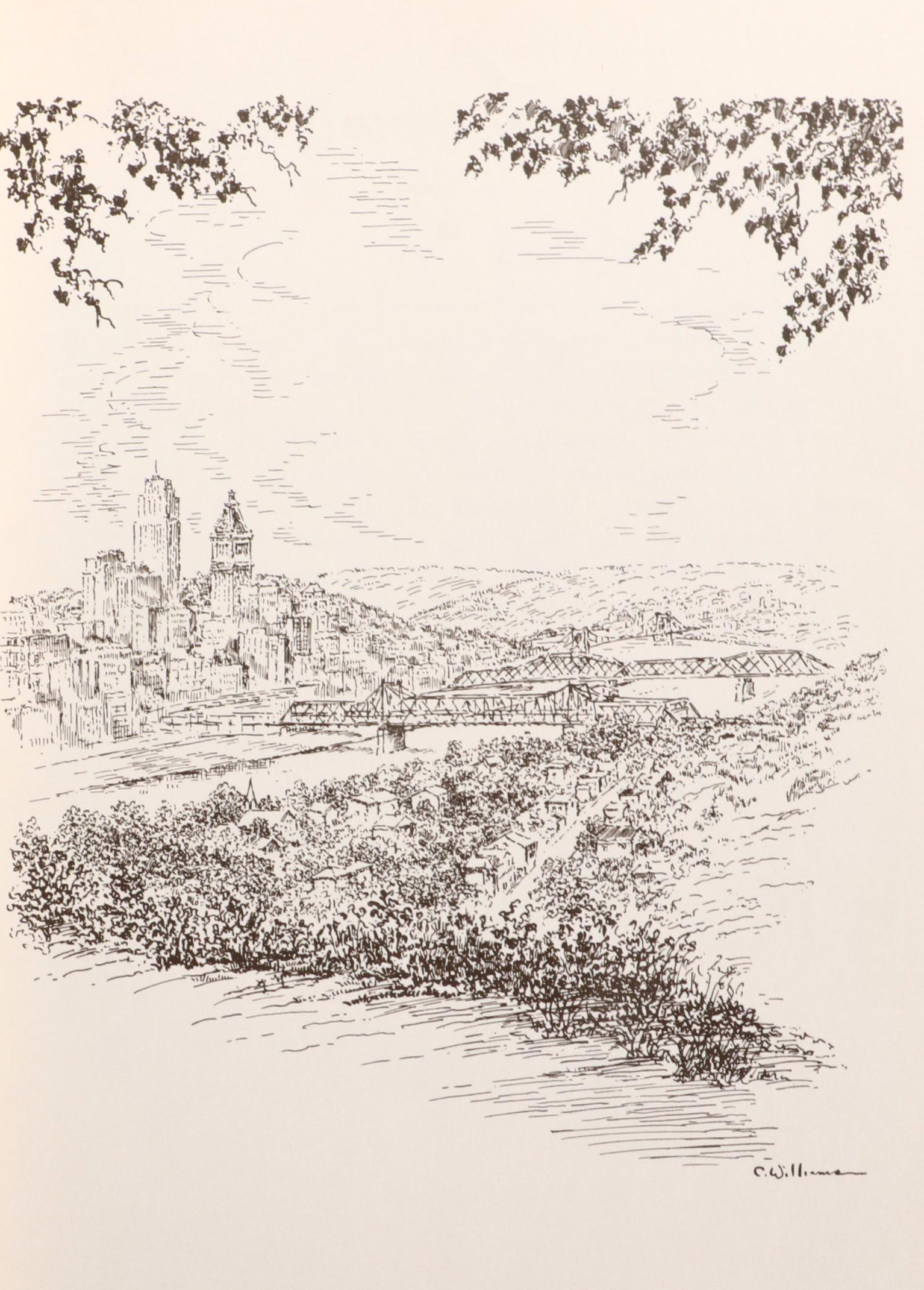 Signed First Edition "Cincinnati Scenes" by Caroline Williams and More Books