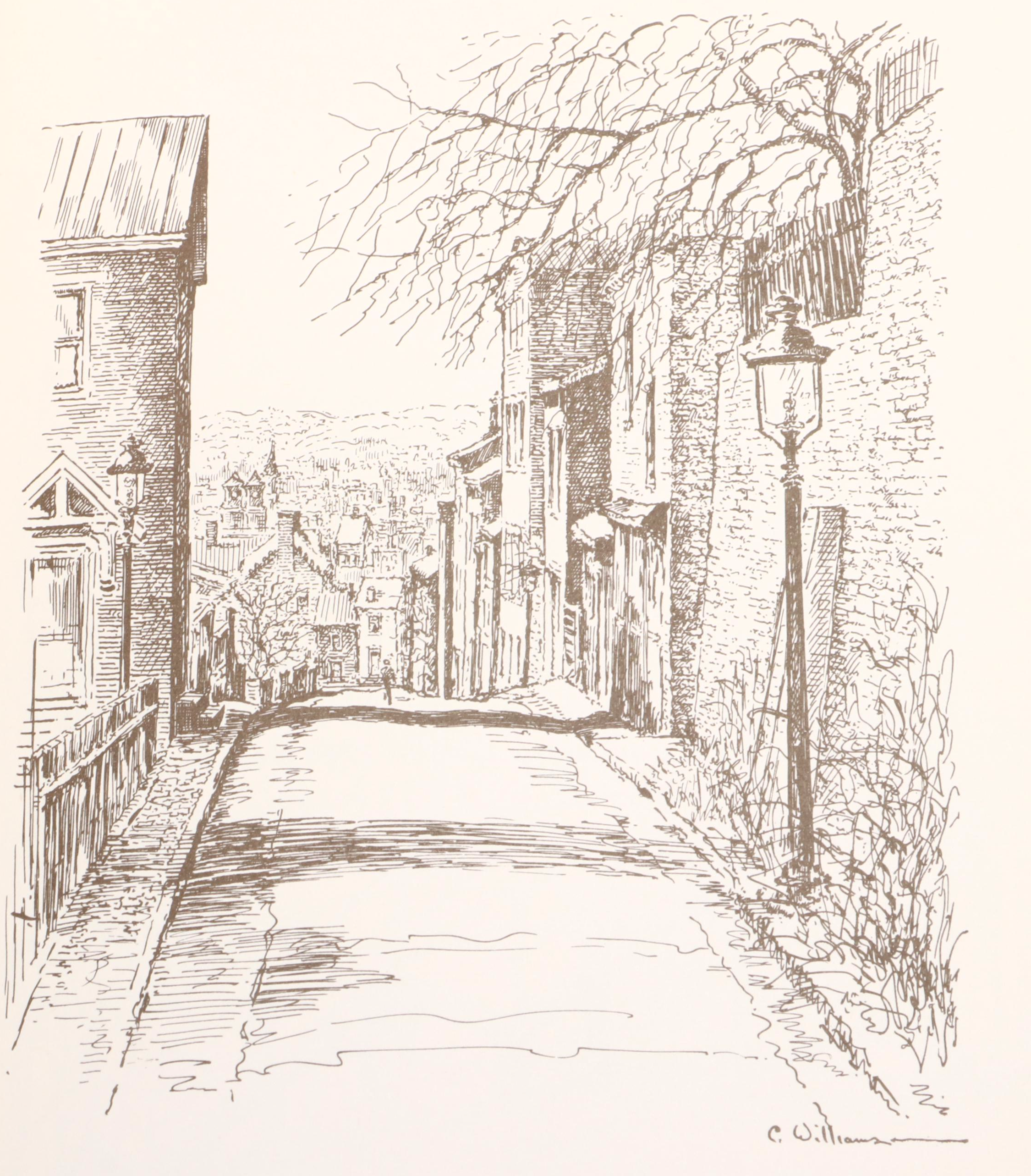 Wedgwood Caroline Williams Plates with Other Views of Cincinnati Decor