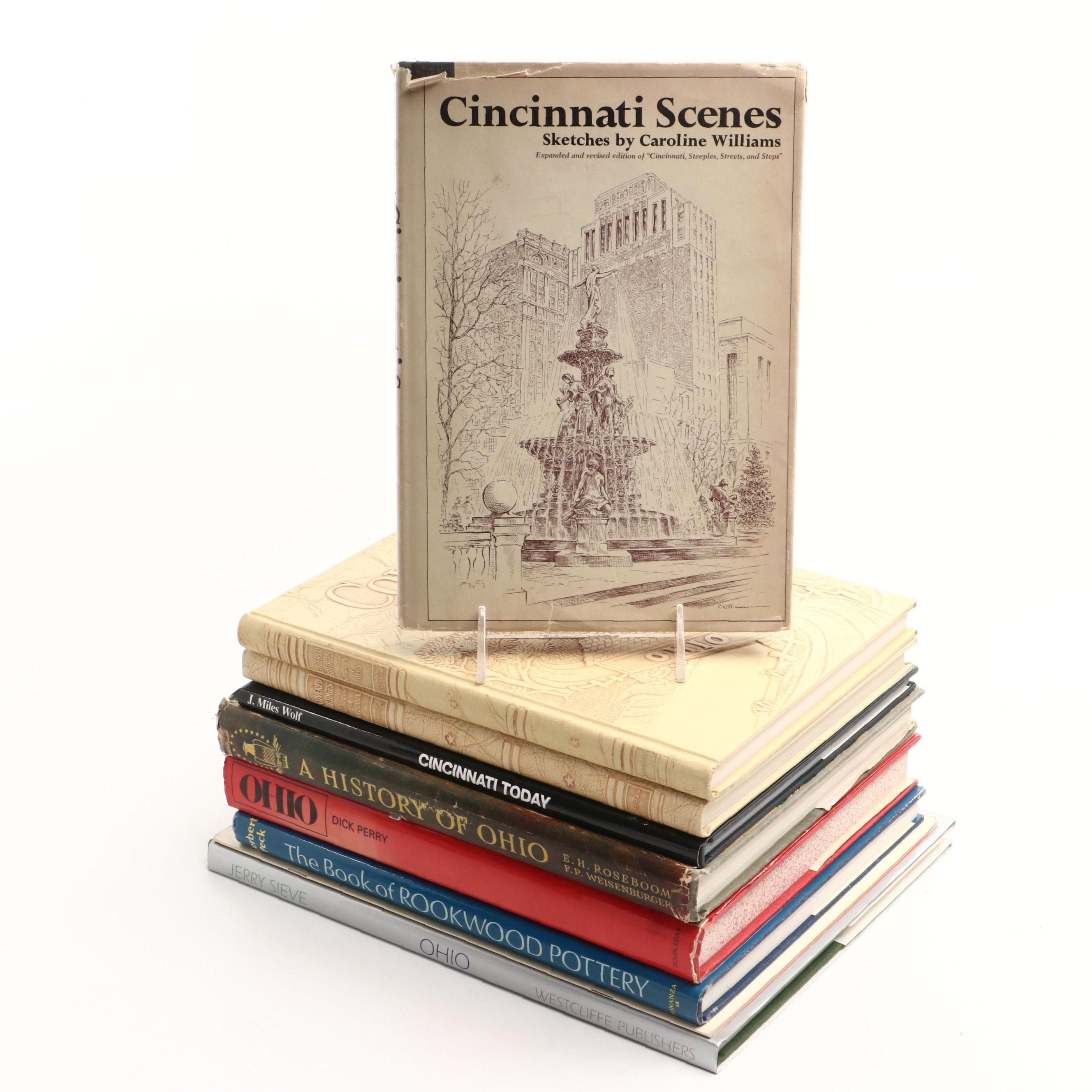 Signed First Edition "Cincinnati Scenes" by Caroline Williams and More Books