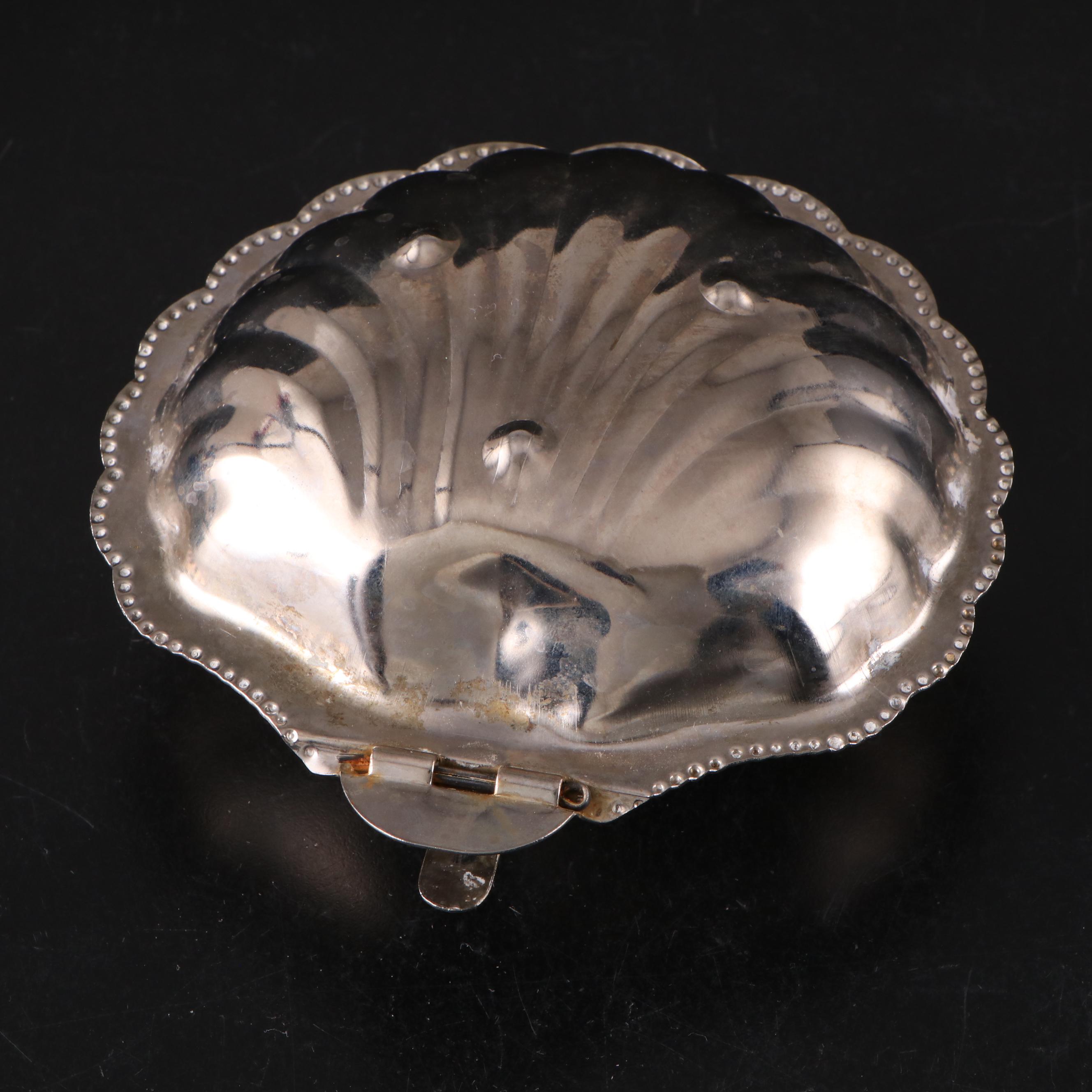 Forbes Silver Co. Reproduction Silver Plate Pierced Tray with Other Silver Plate