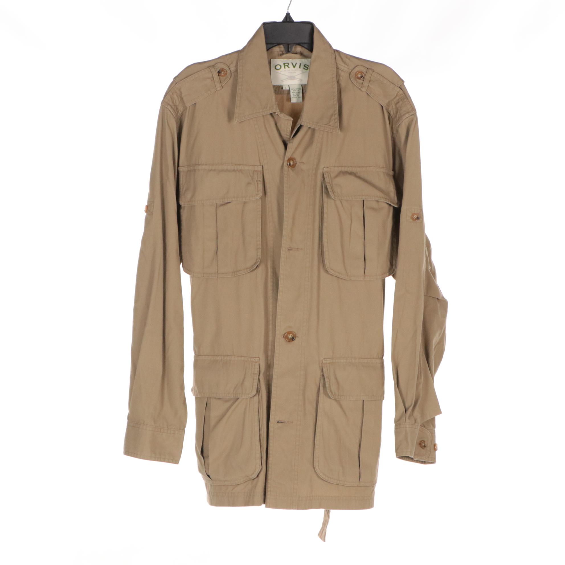 Men's Orvis Long Sleeve Utility Shirts in Wool and Cotton