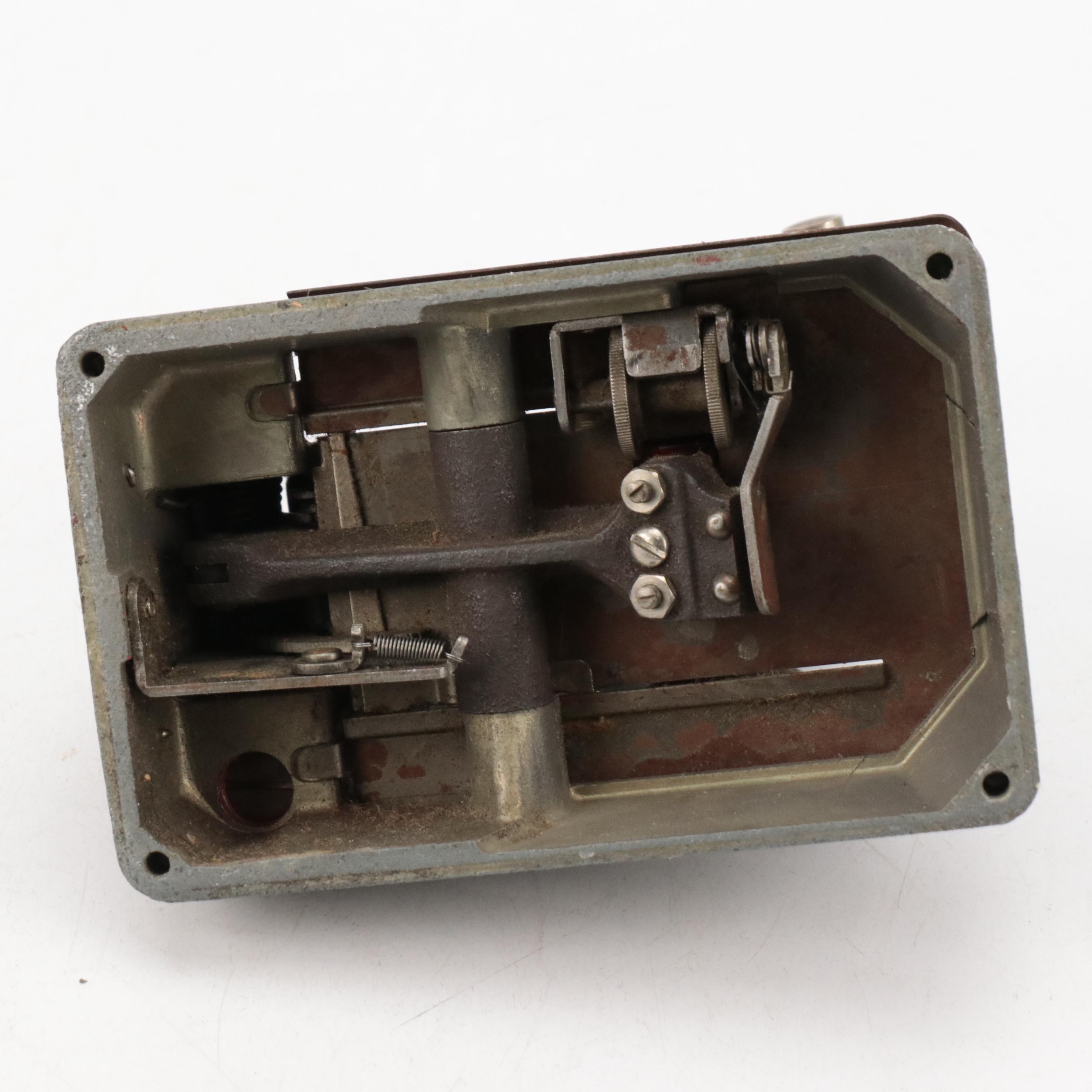 Todd Company "Protectograph" Check Writer with Oil Cans, Photograph and More