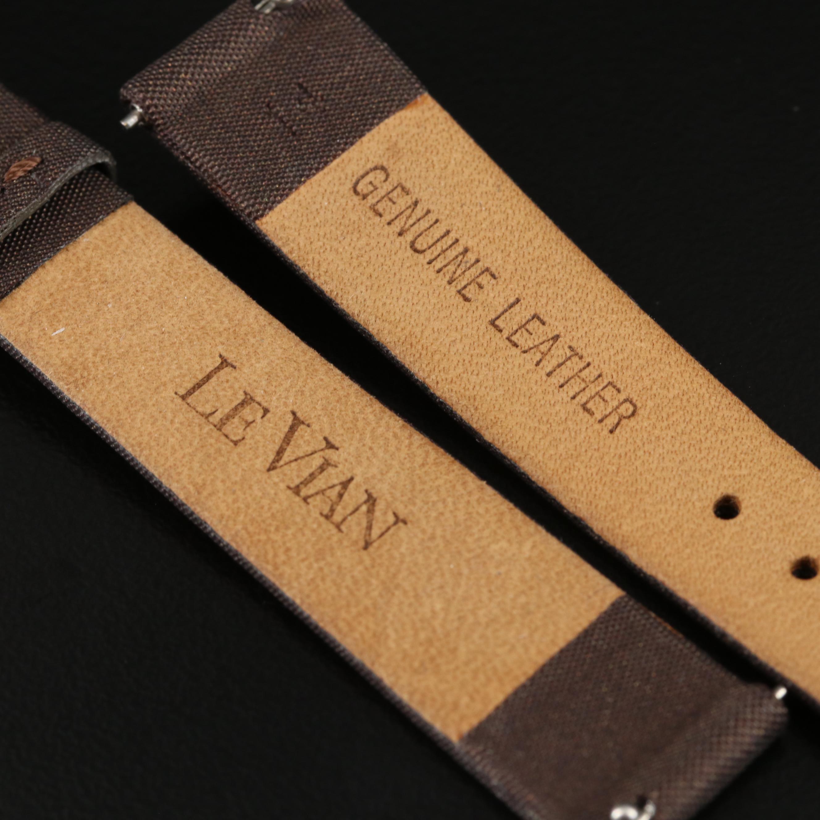 Le Vian 18K Mother-of-Pearl, 1.03 CTW Lab Grown Fancy Diamond Watch