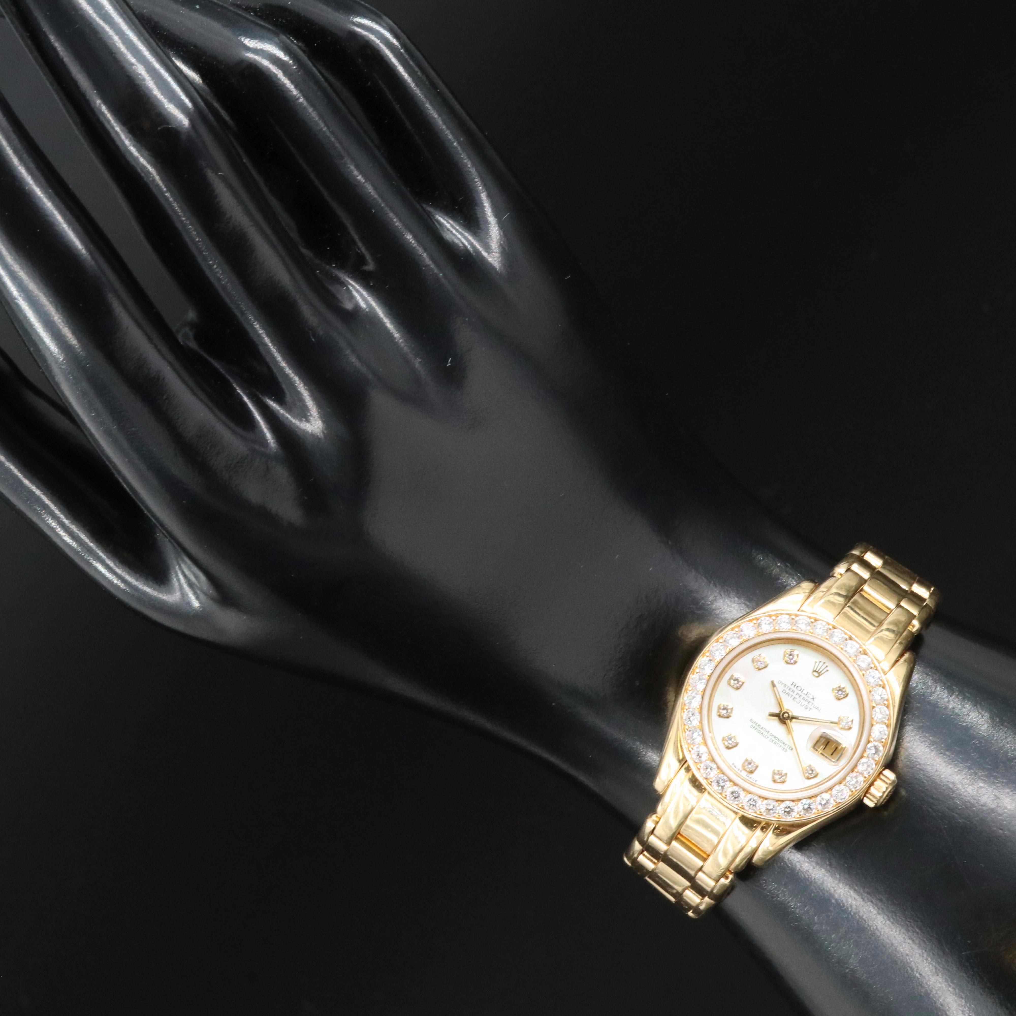 1991 Rolex Datejust Mother-of-Pearl, Factory Diamond Dial and Bezel Watch