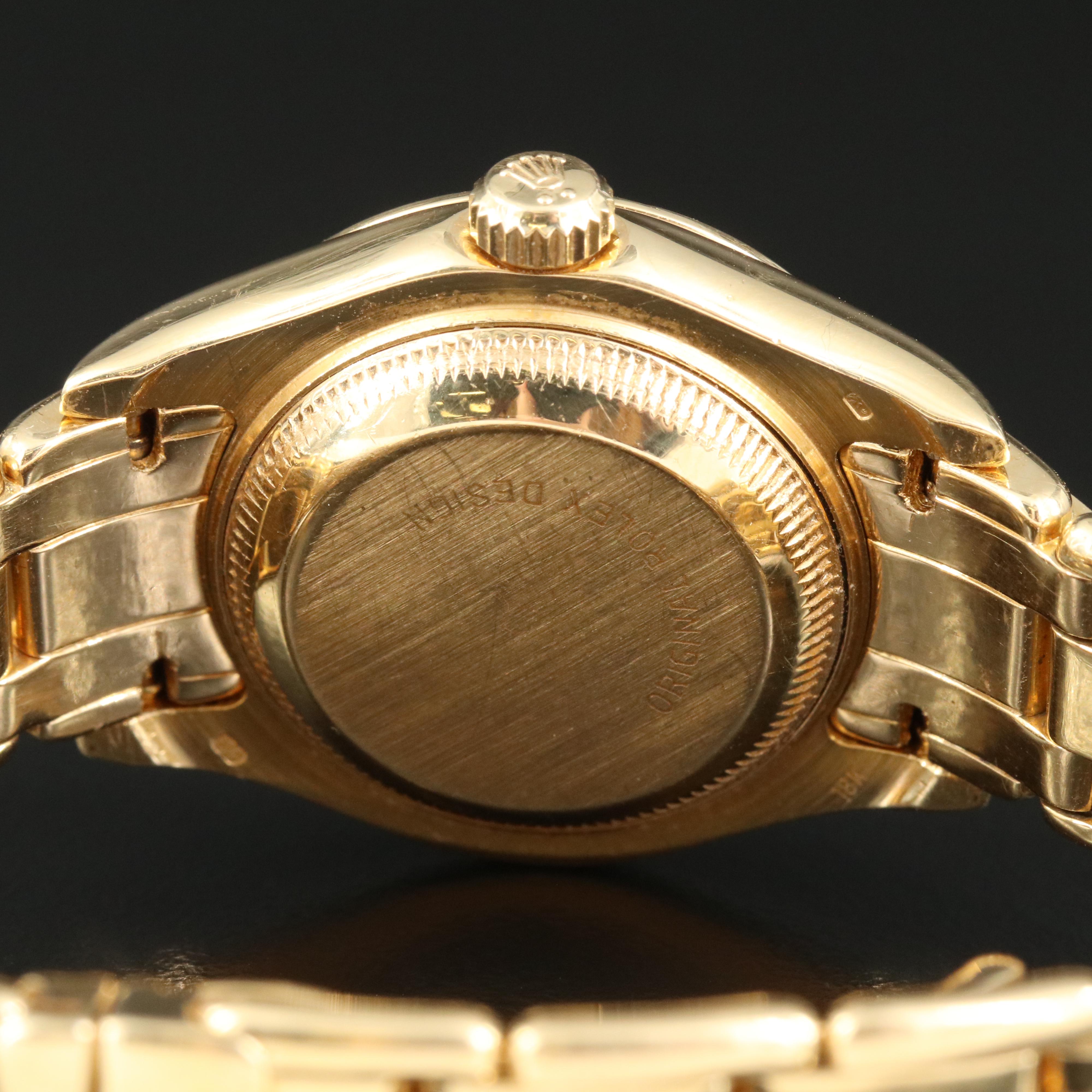 1991 Rolex Datejust Mother-of-Pearl, Factory Diamond Dial and Bezel Watch
