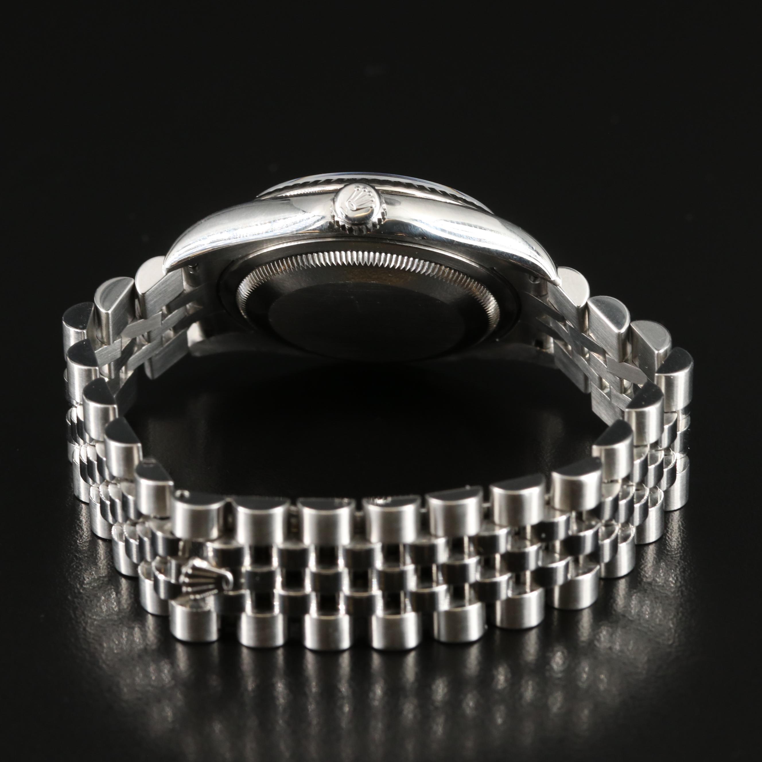 2007 Rolex Custom Diamond, Mother-of-Pearl Dial Datejust Watch