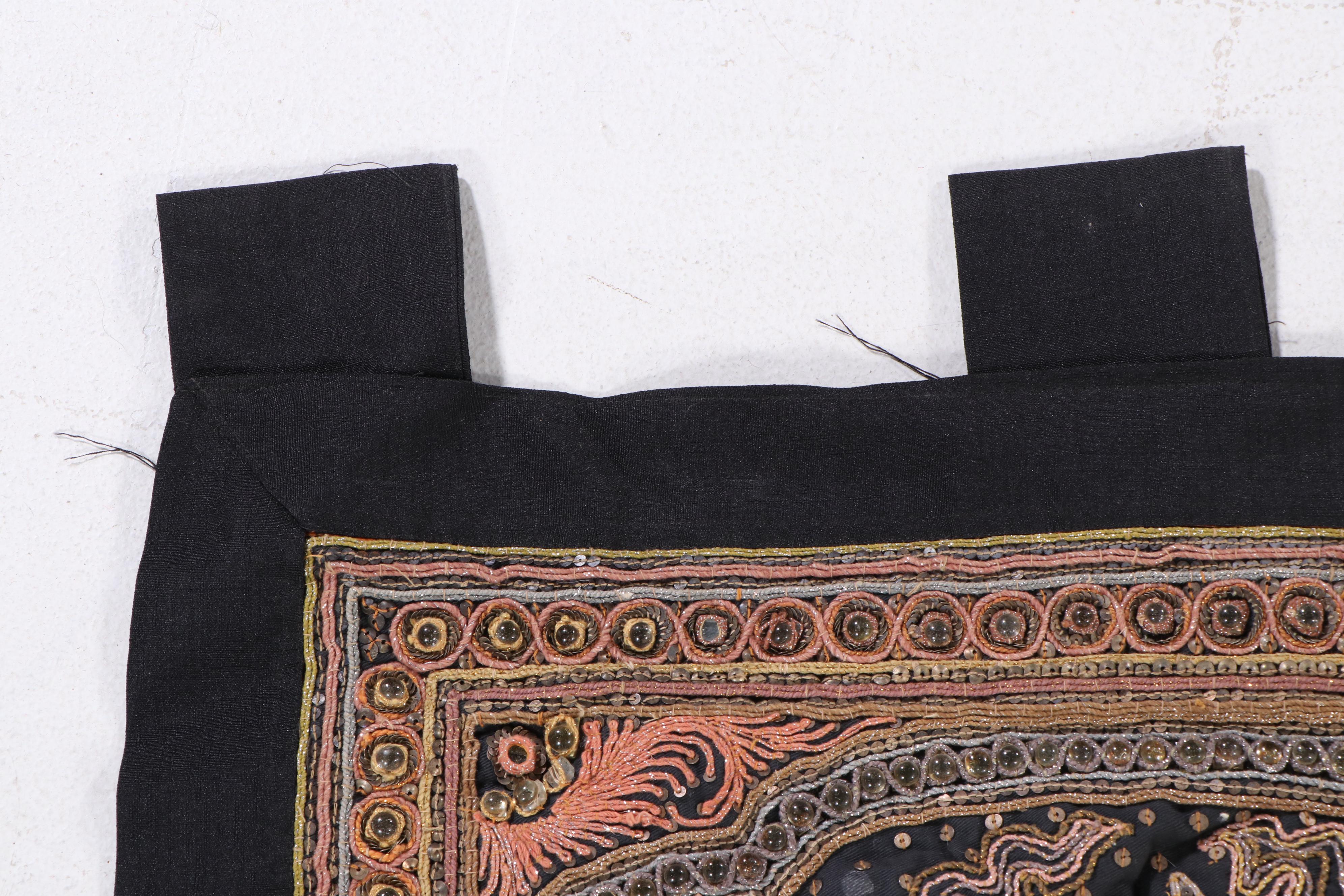 Burmese Handmade Embroidered Kalaga Wall Hanging