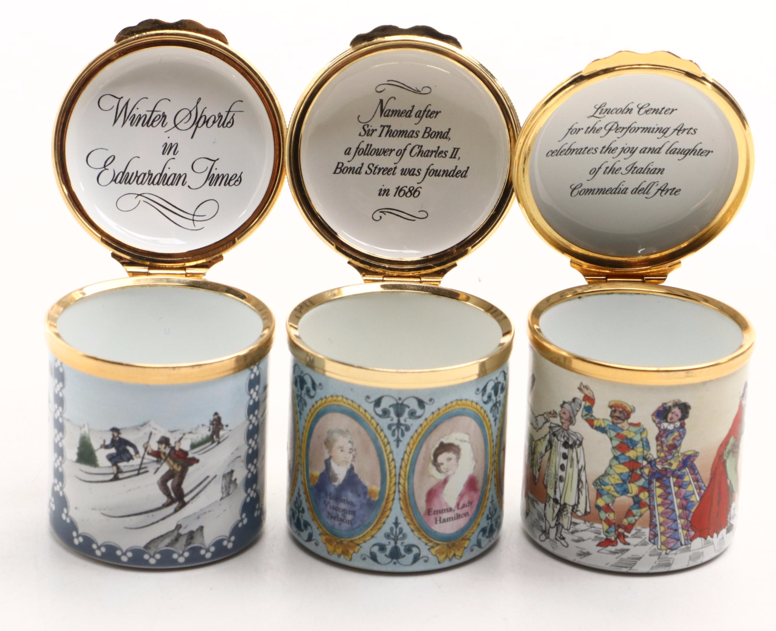 Halcyon Days Enamel Boxes Featuring Limited Editions