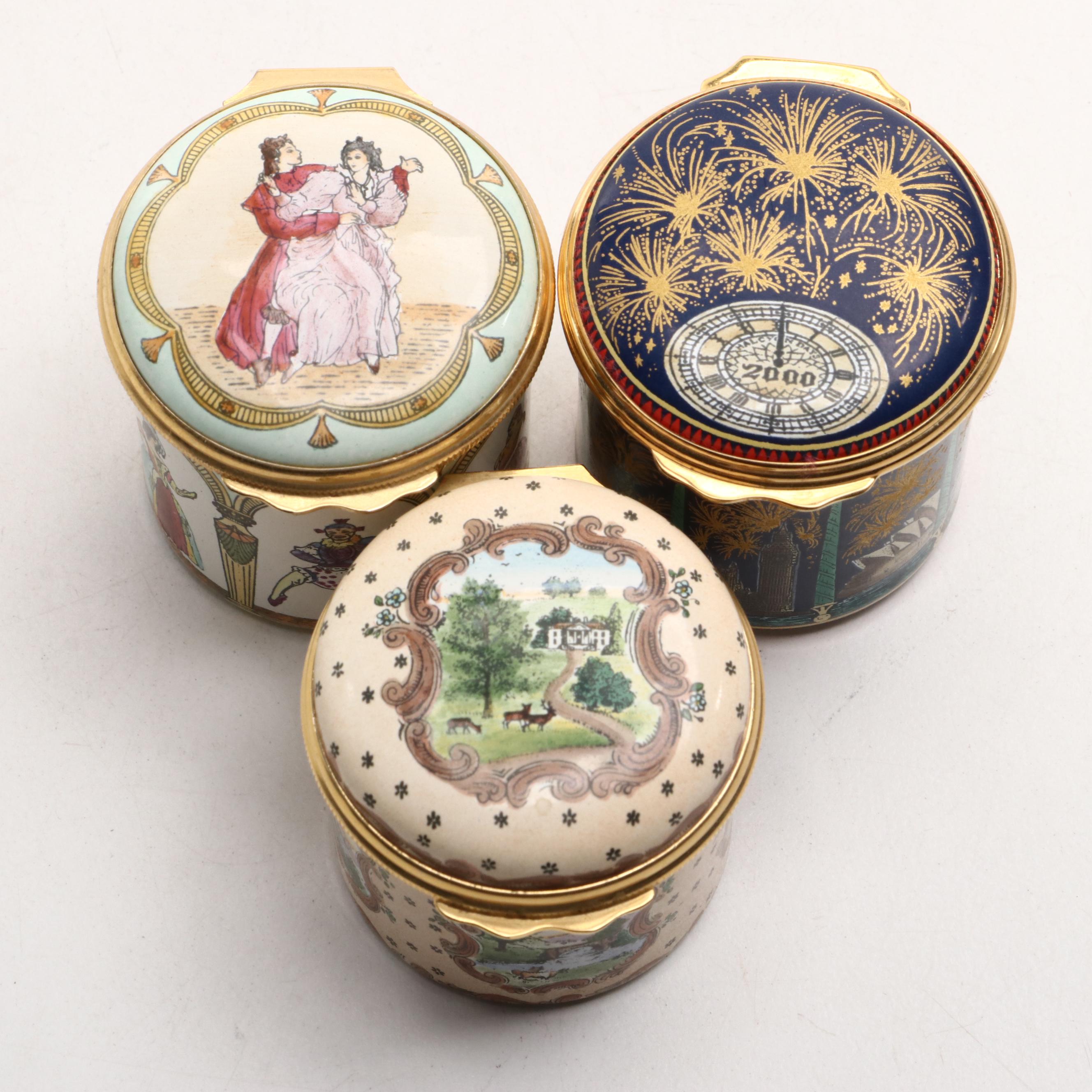Halcyon Days Enamel Boxes Featuring Limited Editions