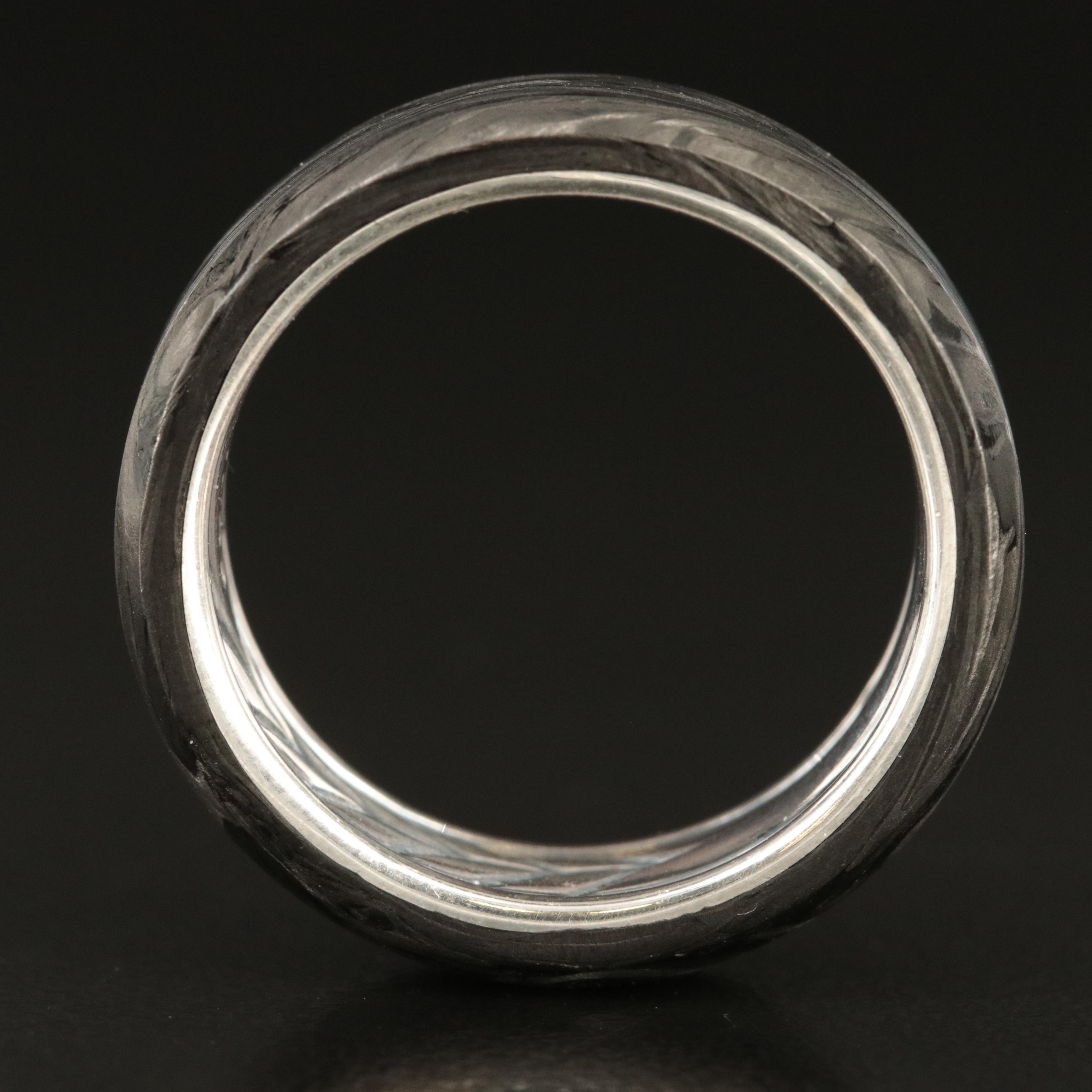 David Yurman Sterling Forged Carbon Band