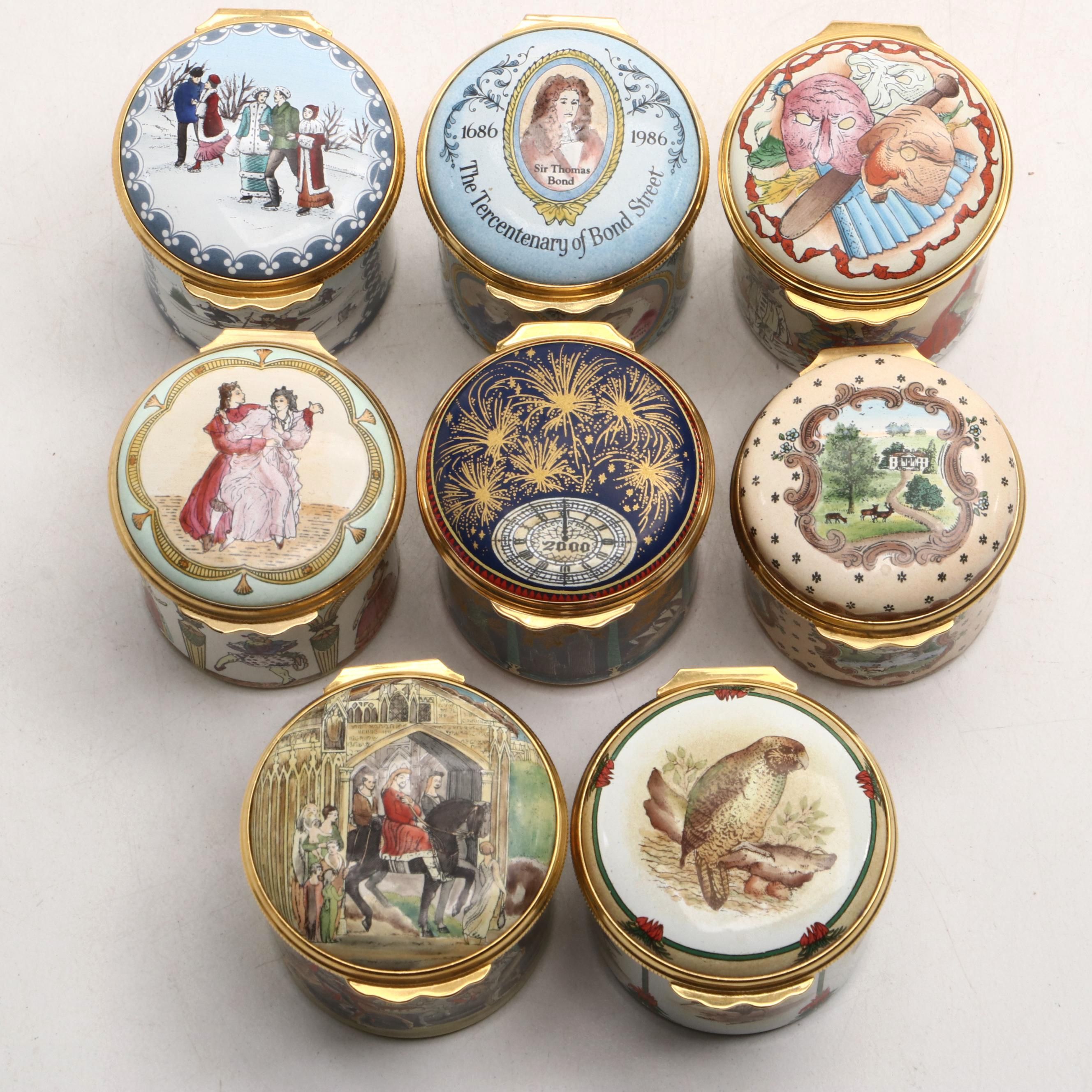 Halcyon Days Enamel Boxes Featuring Limited Editions