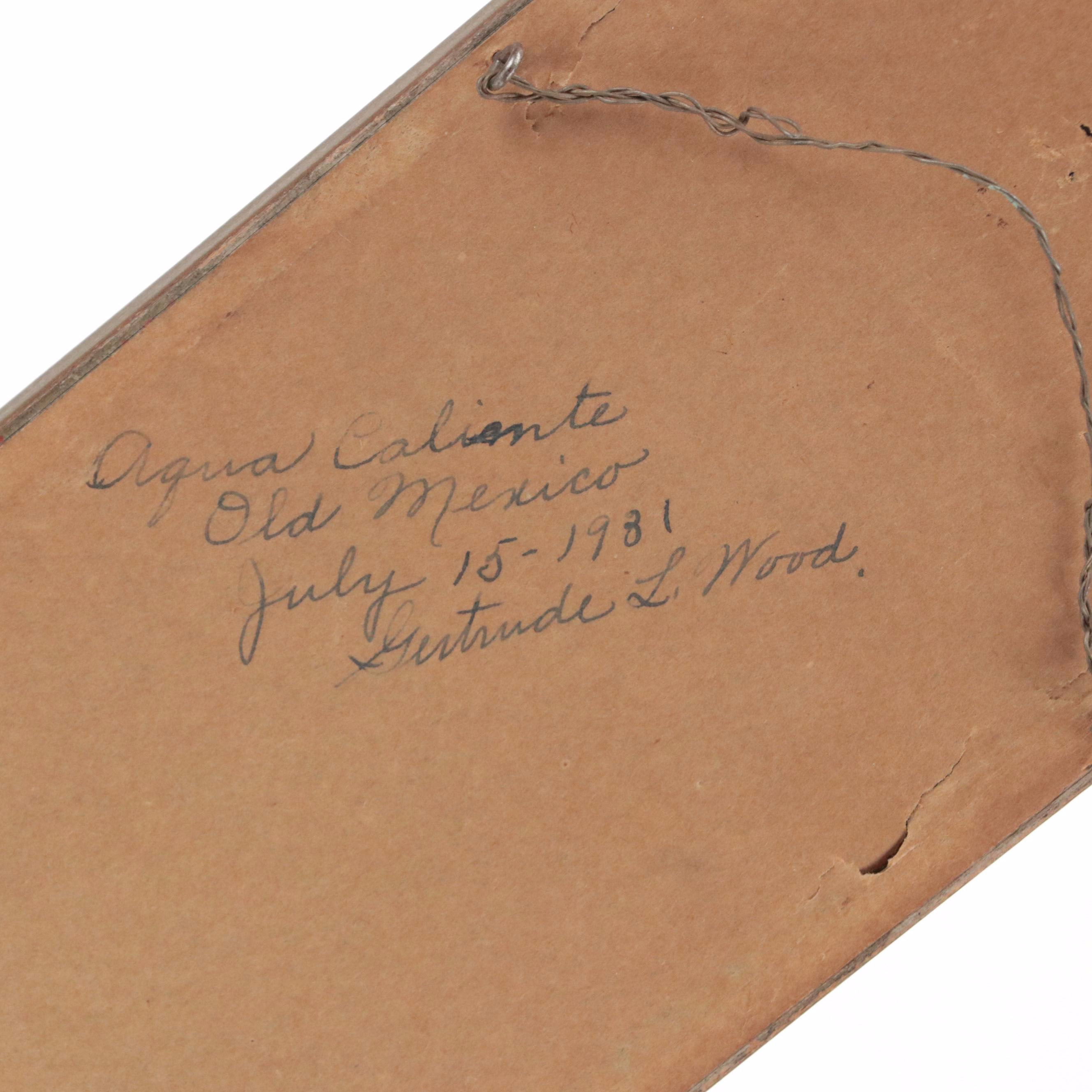 Mexican Style Feathercraft Mixed Media Composition