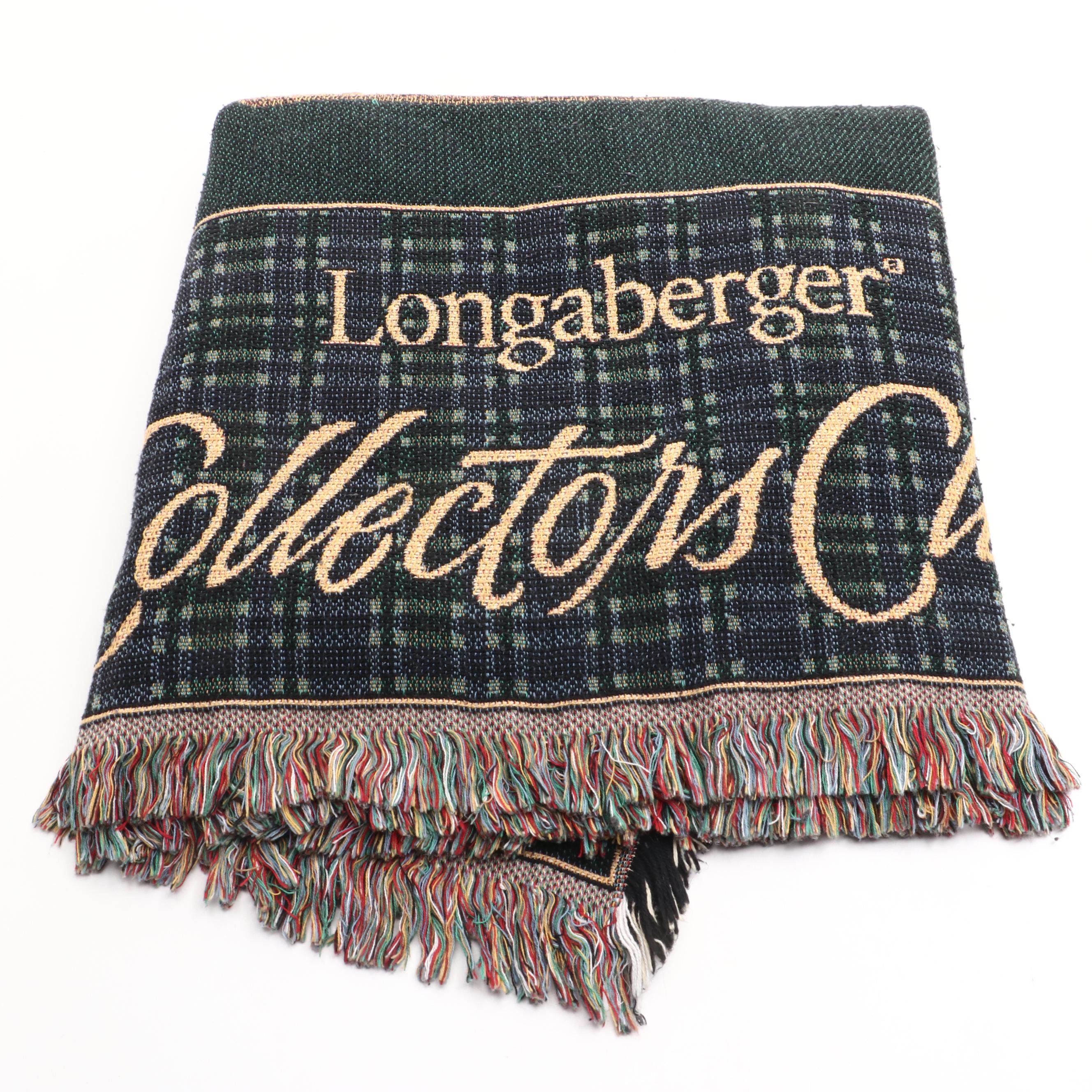 Longaberger "Collectors Club" Throw, Strawberry Jam Jar, BOO! Bowl and More