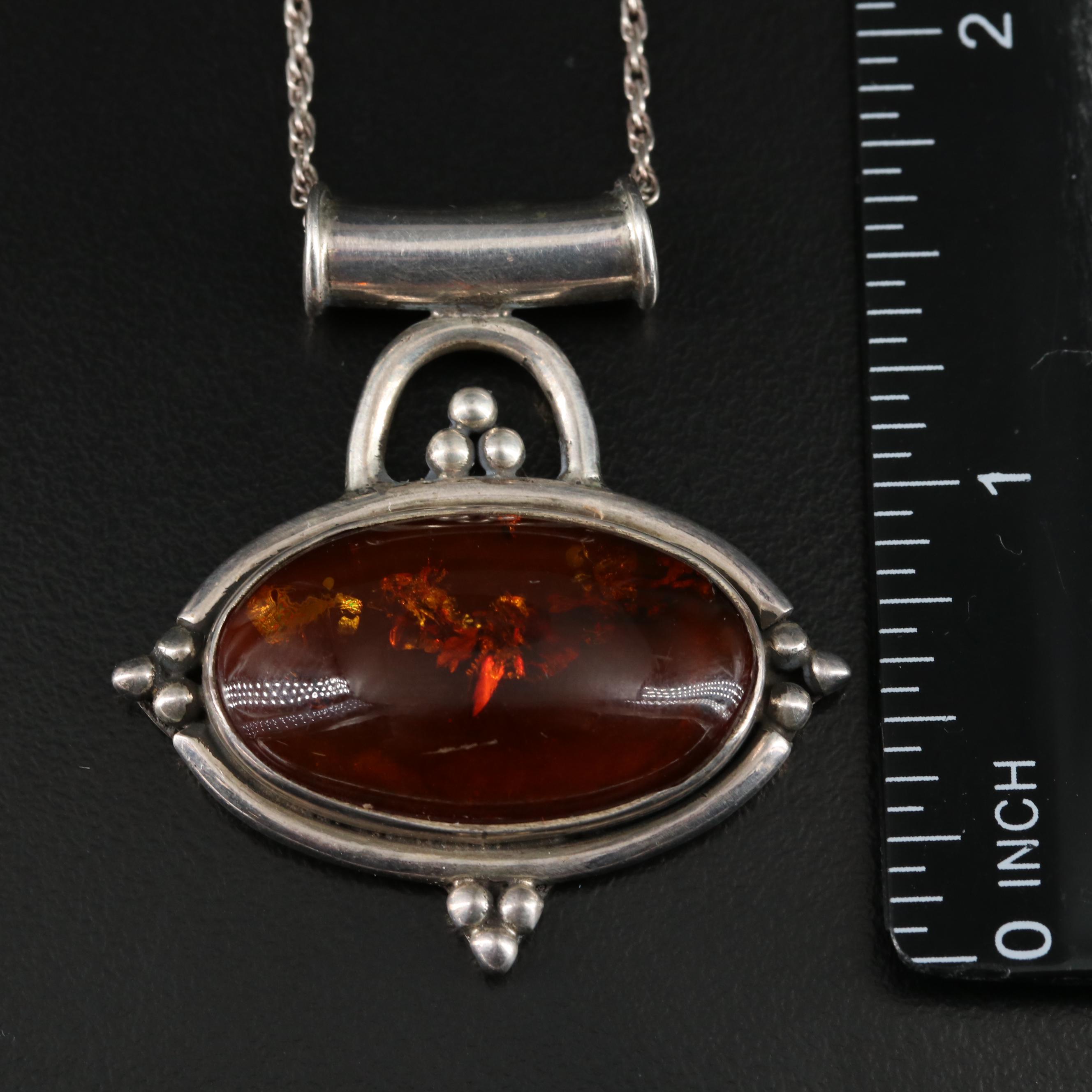 Sterling Amber Jewelry Collection