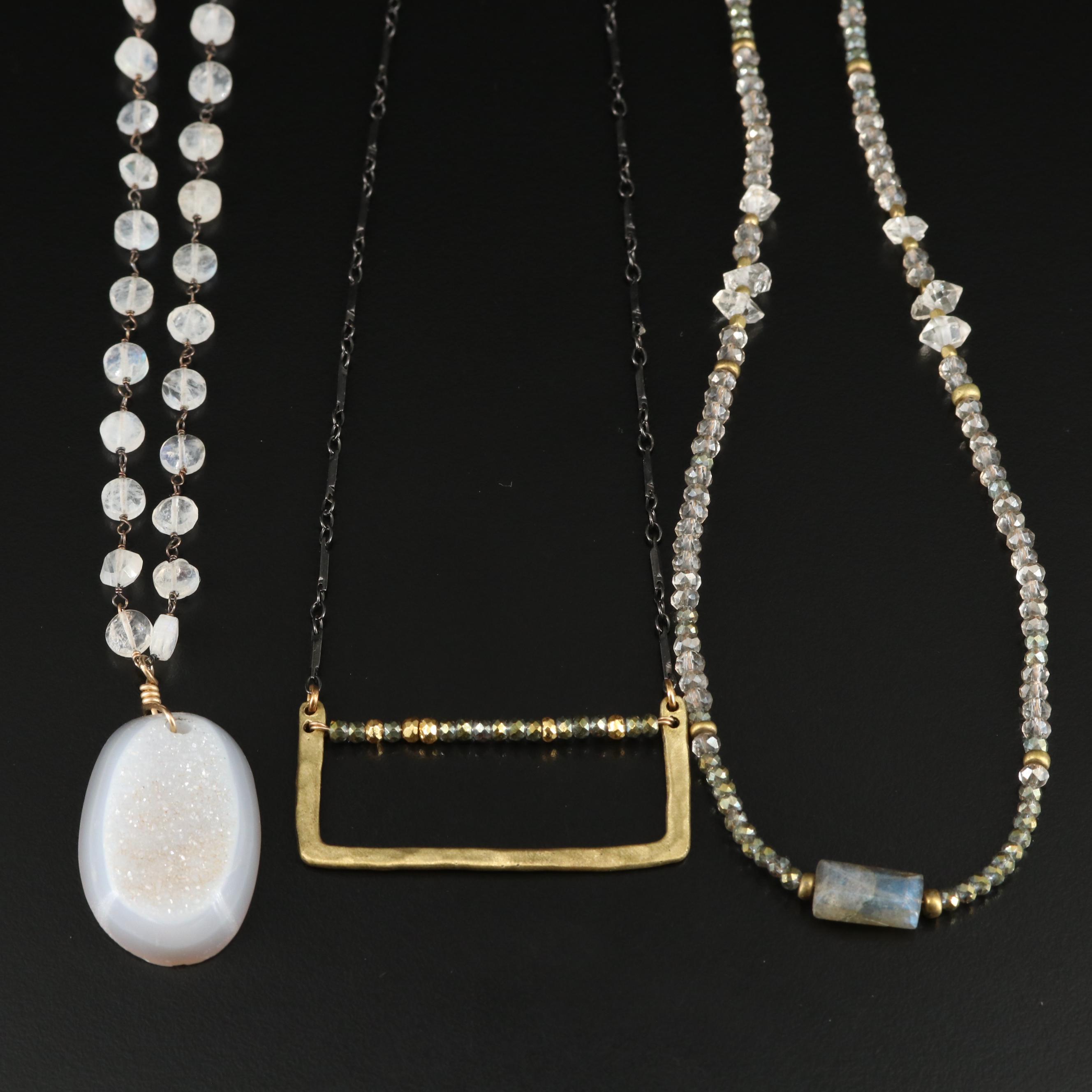 Mickey Lynn Necklaces and Lava Cube Bracelet