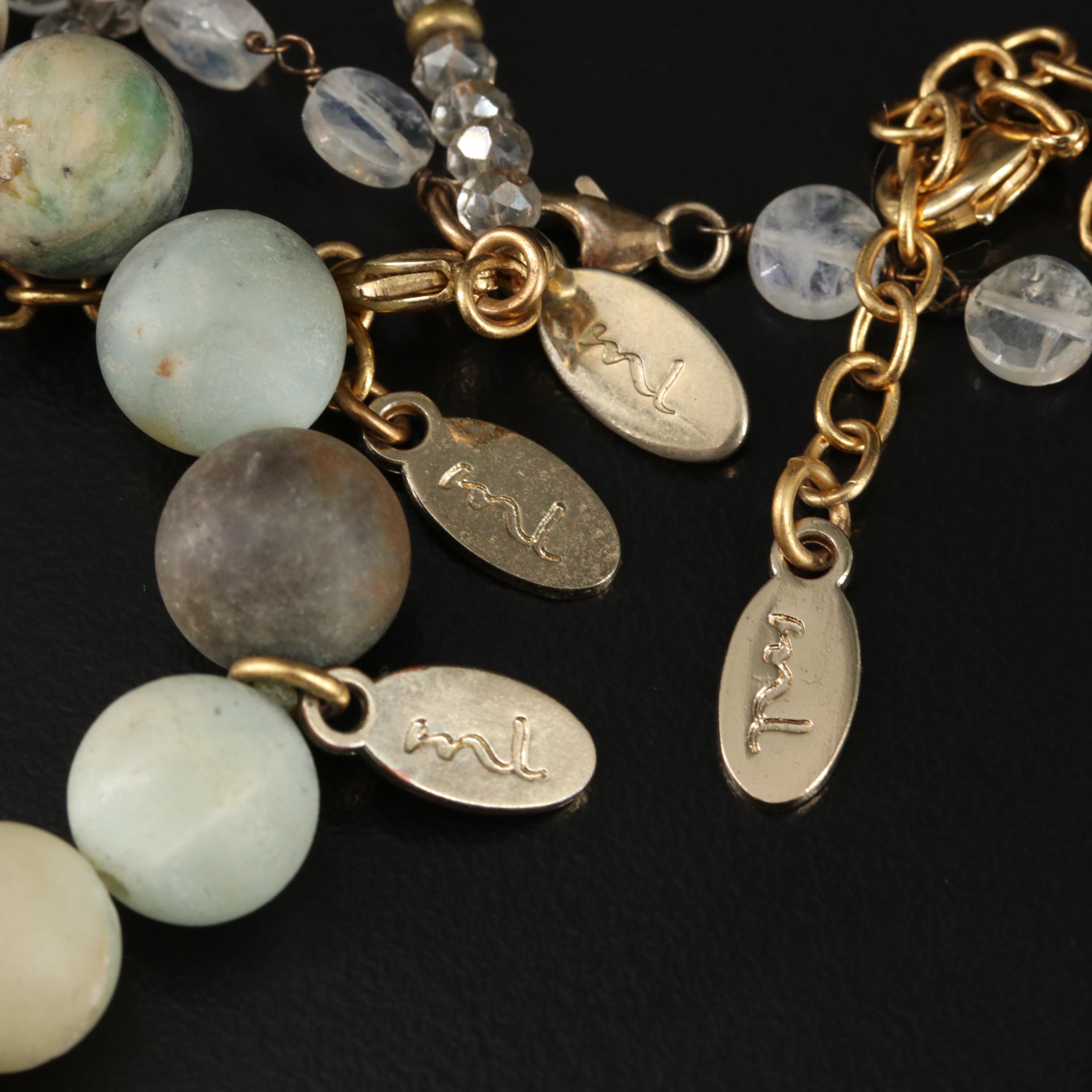 Mickey Lynn Necklaces and Lava Cube Bracelet