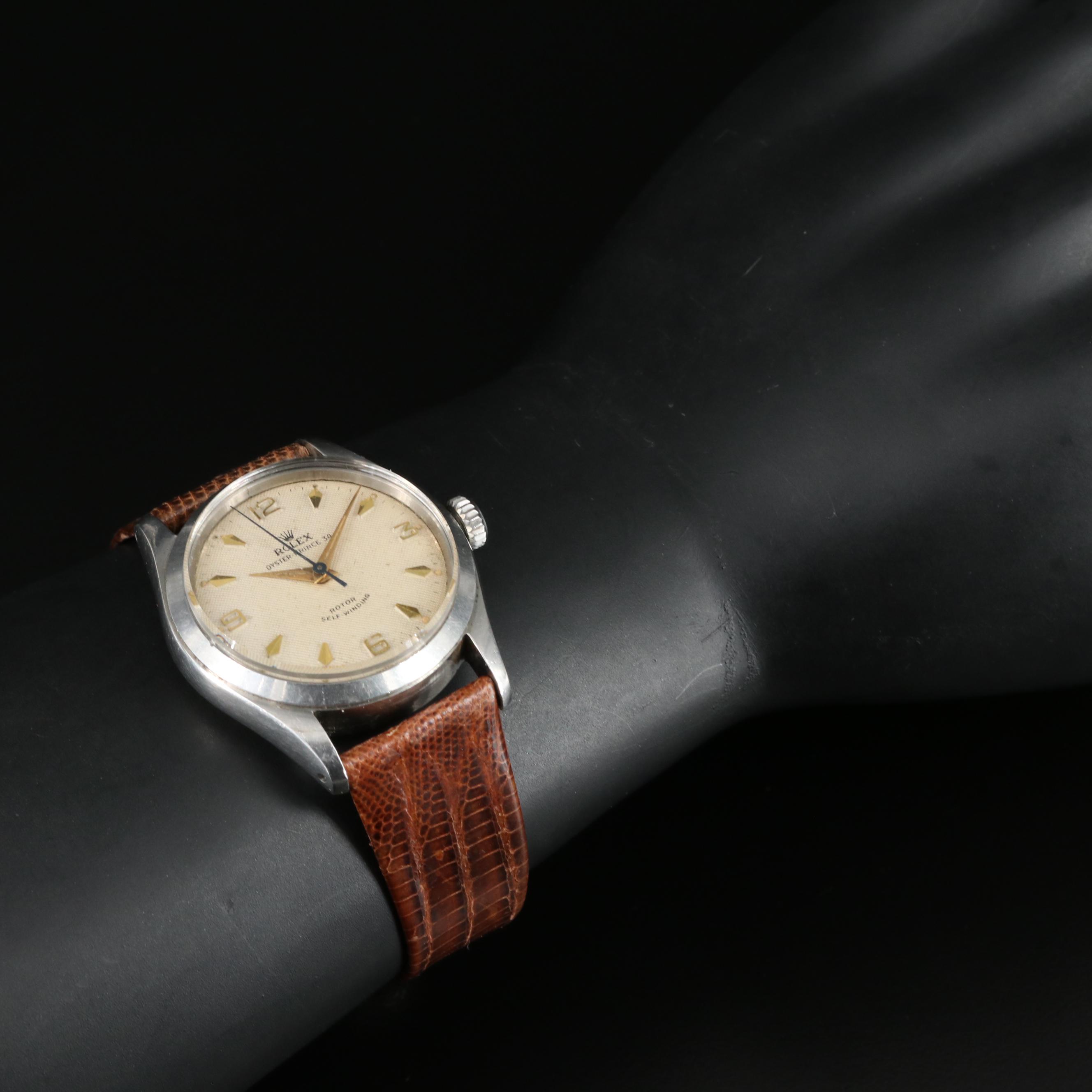 Vintage Rolex Oyster Prince 34 Stainless Steel Watch