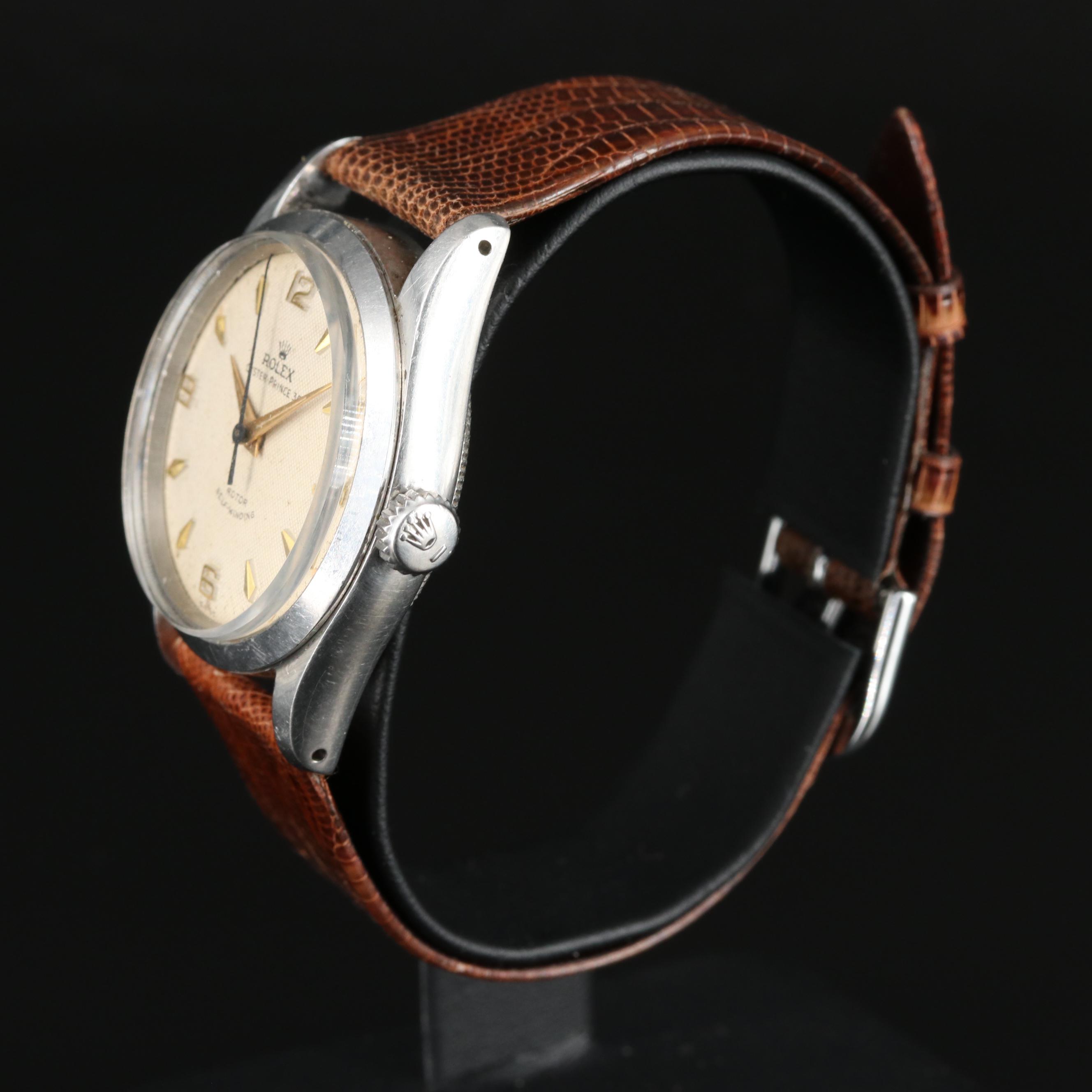 Vintage Rolex Oyster Prince 34 Stainless Steel Watch