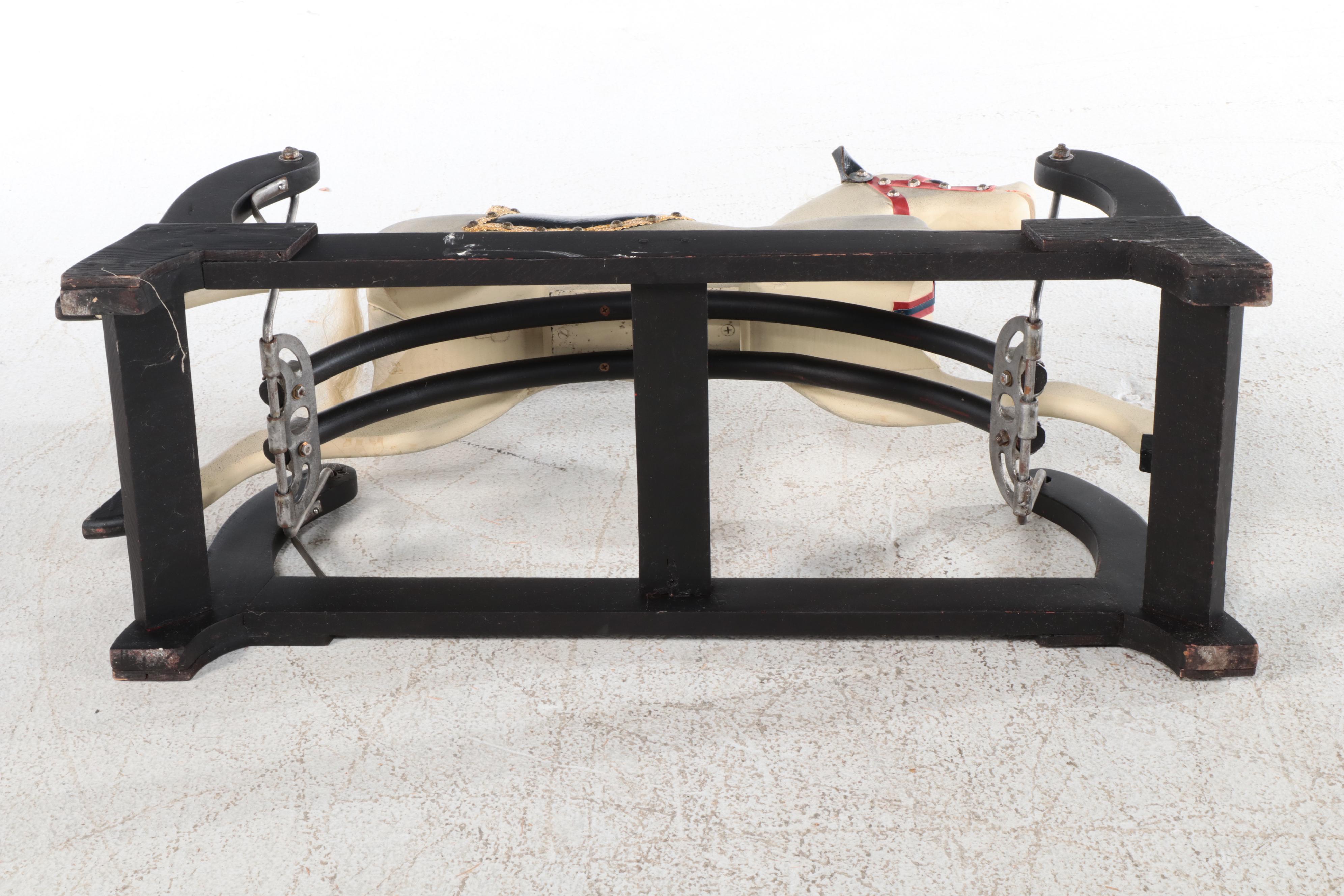 Victorian Style Wooden Platform Rocking Horse