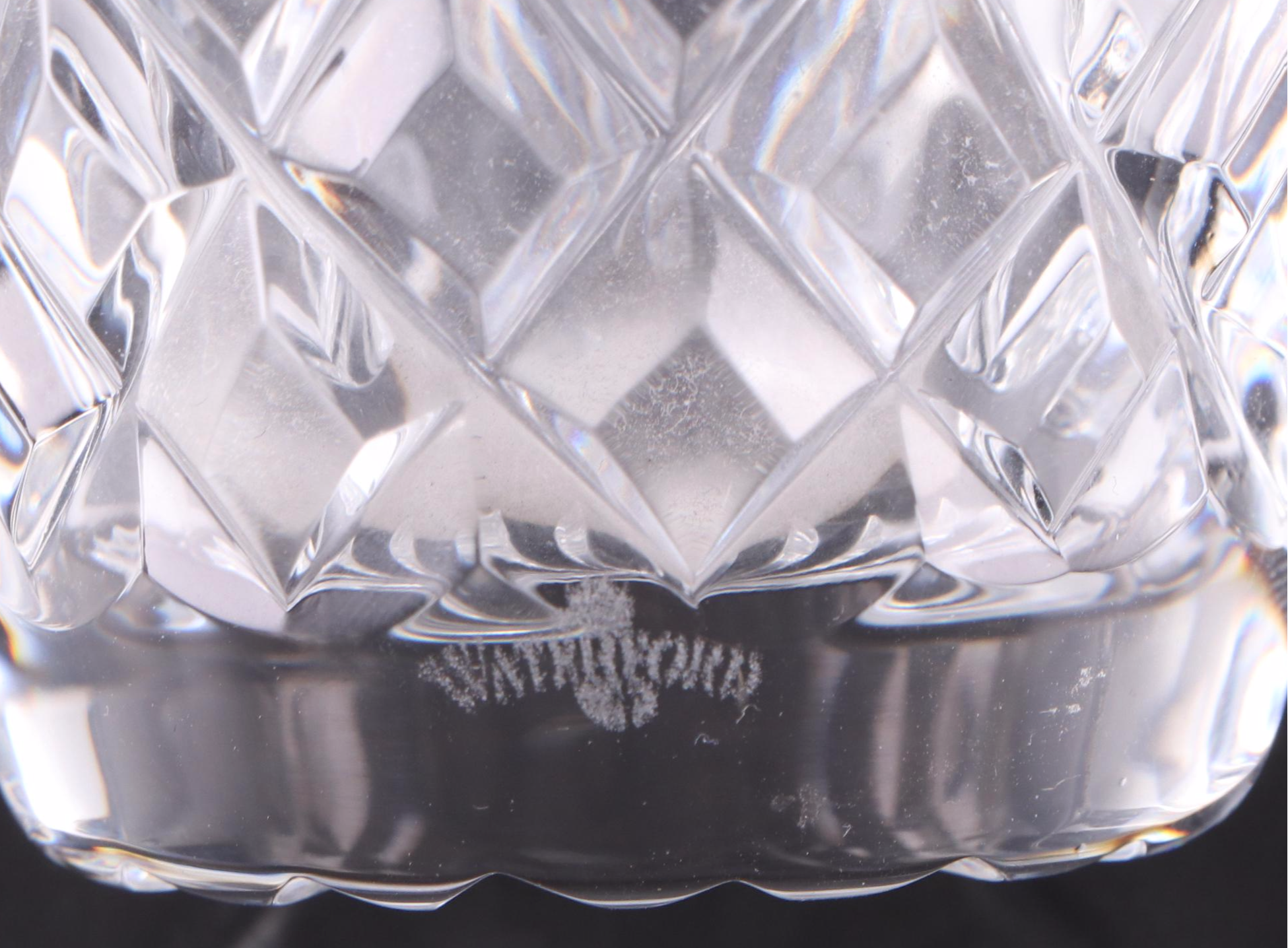 Waterford Crystal Vases and Mantle Lustre With Prisms, 21st Century
