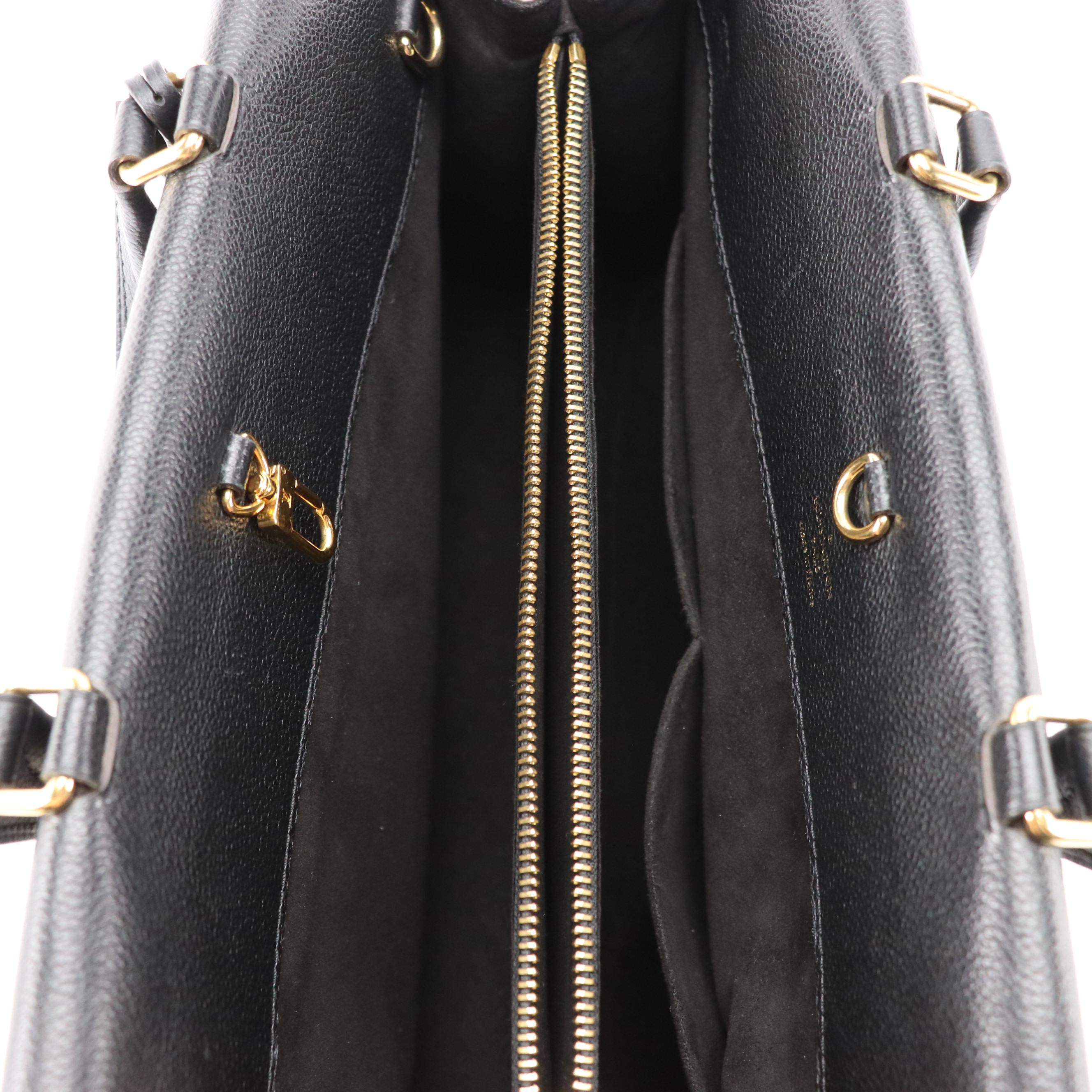 Louis Vuitton Venus Bag in Monogram Canvas and Black Leather