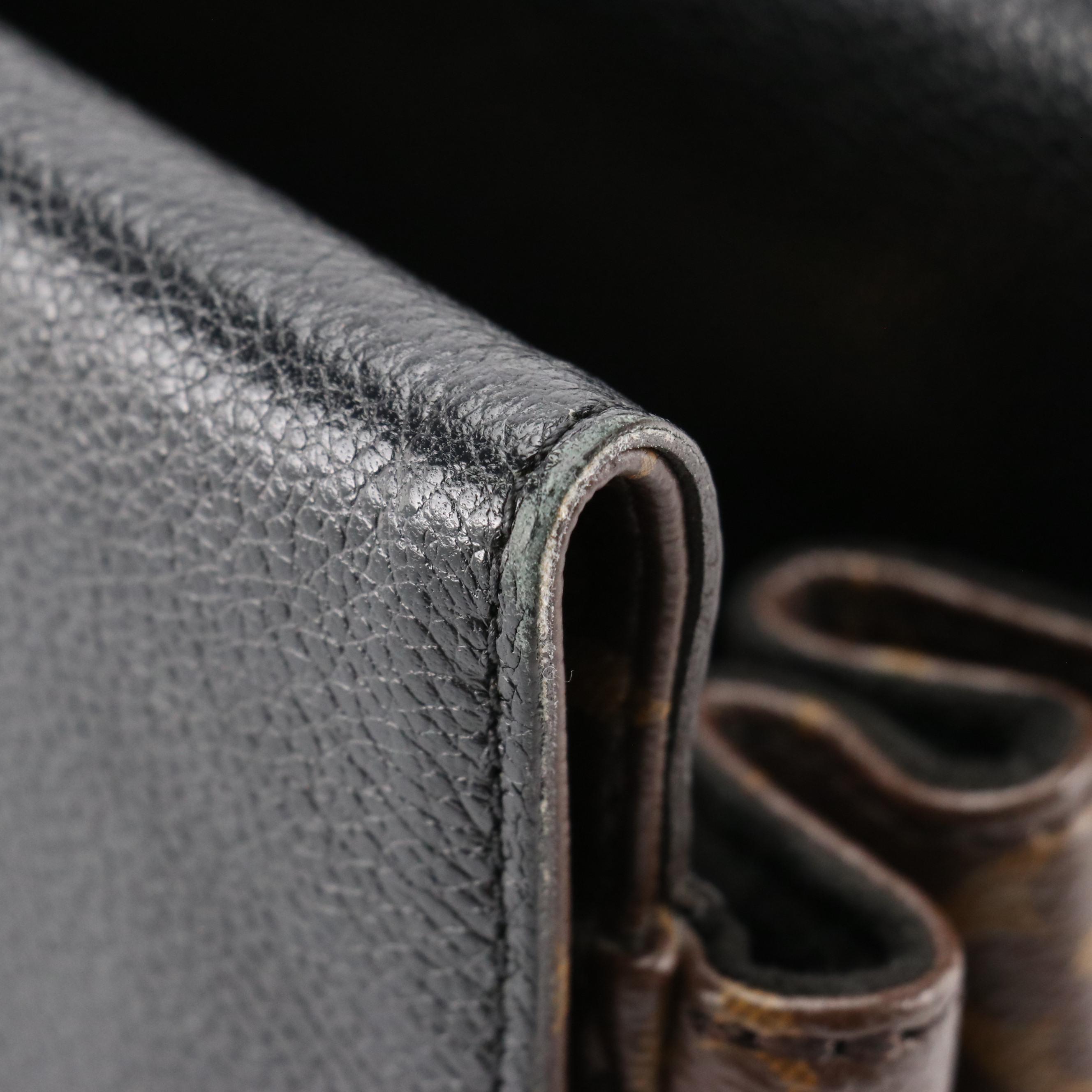 Louis Vuitton Venus Bag in Monogram Canvas and Black Leather