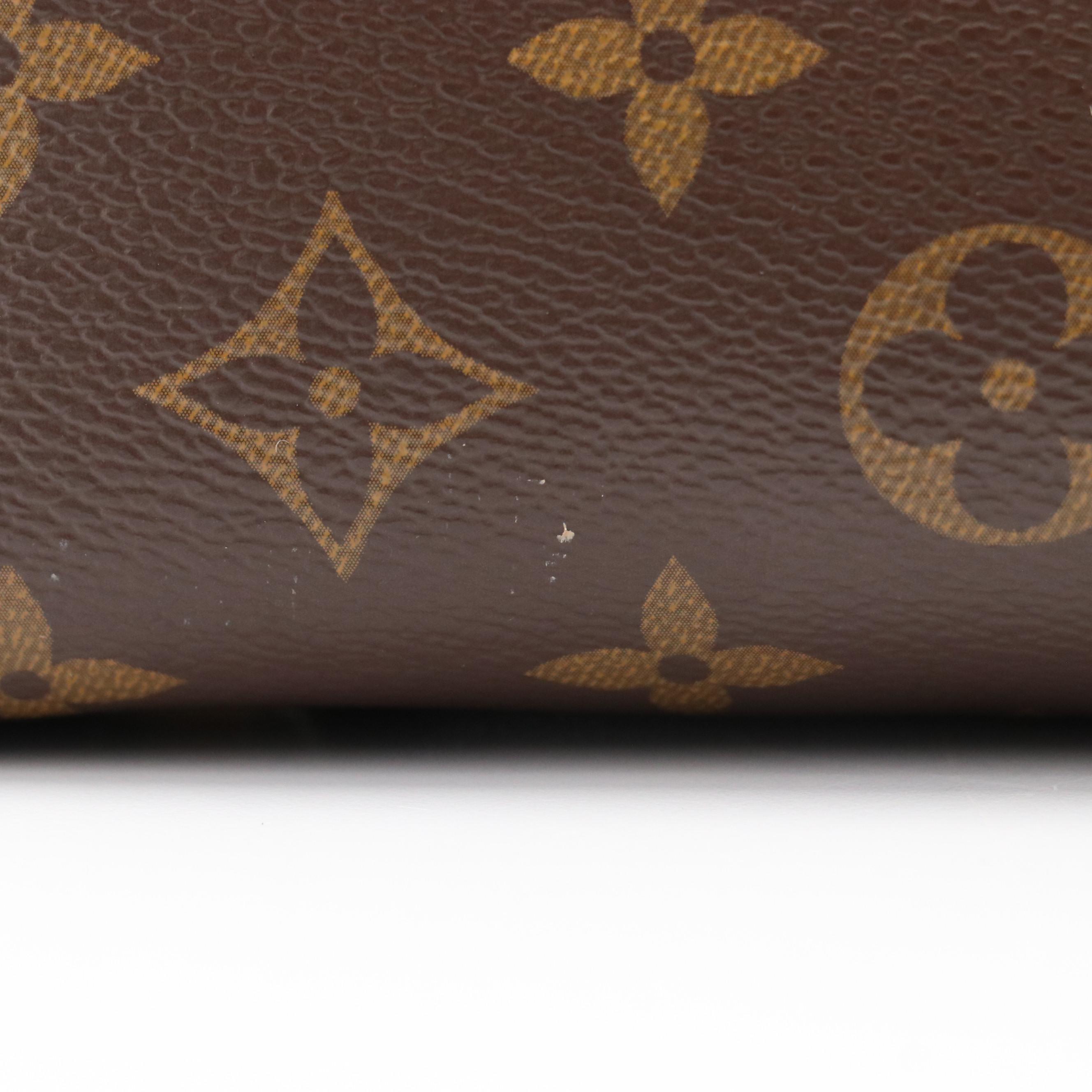 Louis Vuitton Venus Bag in Monogram Canvas and Black Leather