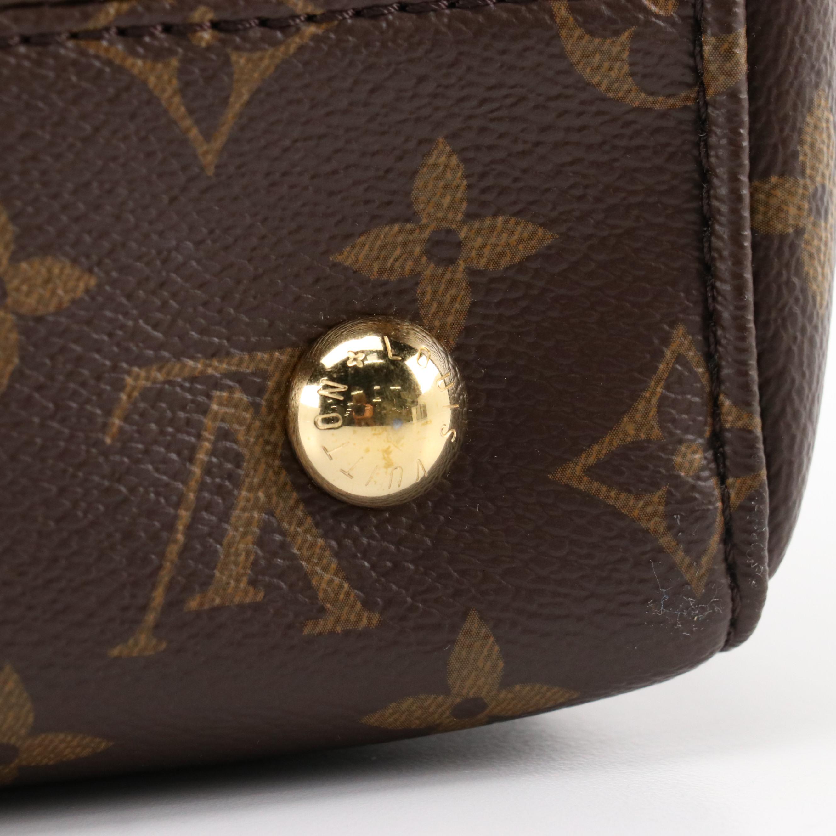 Louis Vuitton Venus Bag in Monogram Canvas and Black Leather