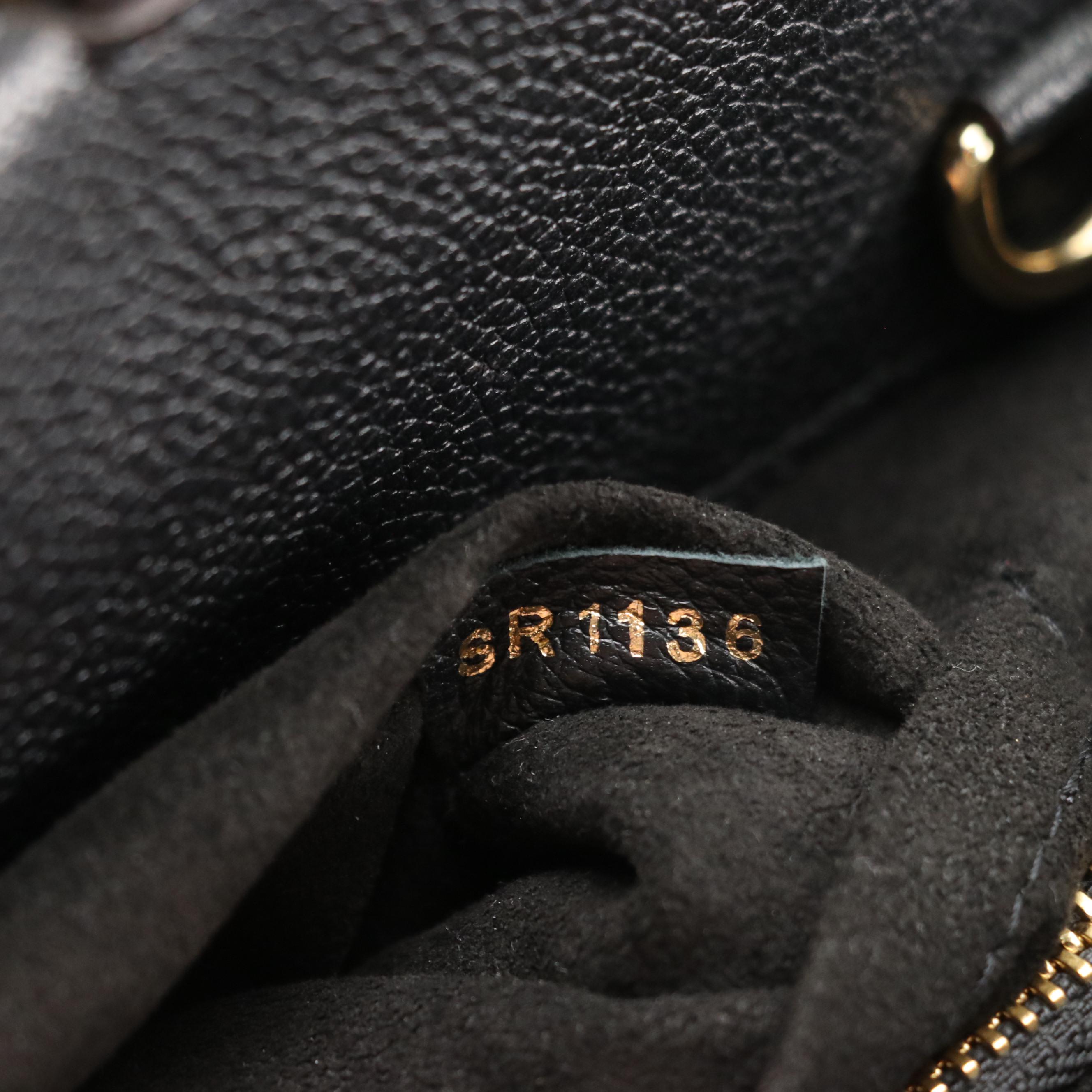Louis Vuitton Venus Bag in Monogram Canvas and Black Leather