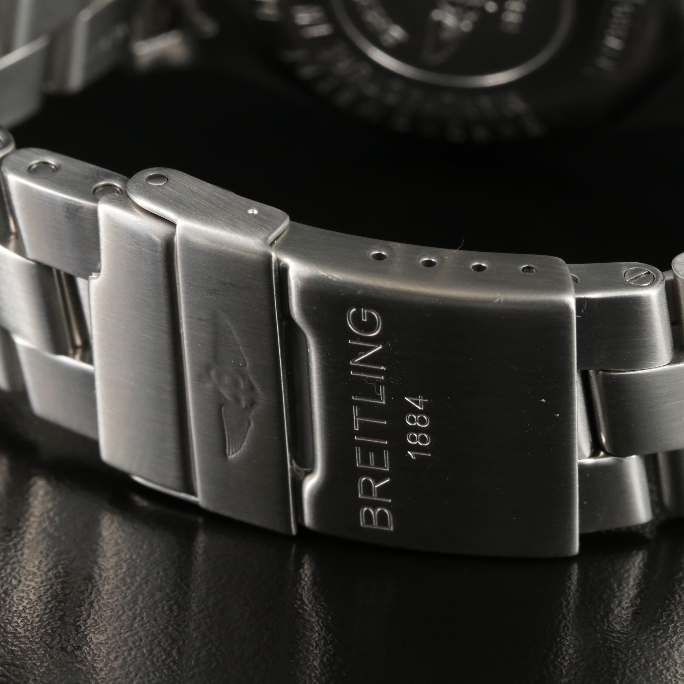 Breitling Superocean Steelfish X-Plus 44MM Black Steel Automatic Watch