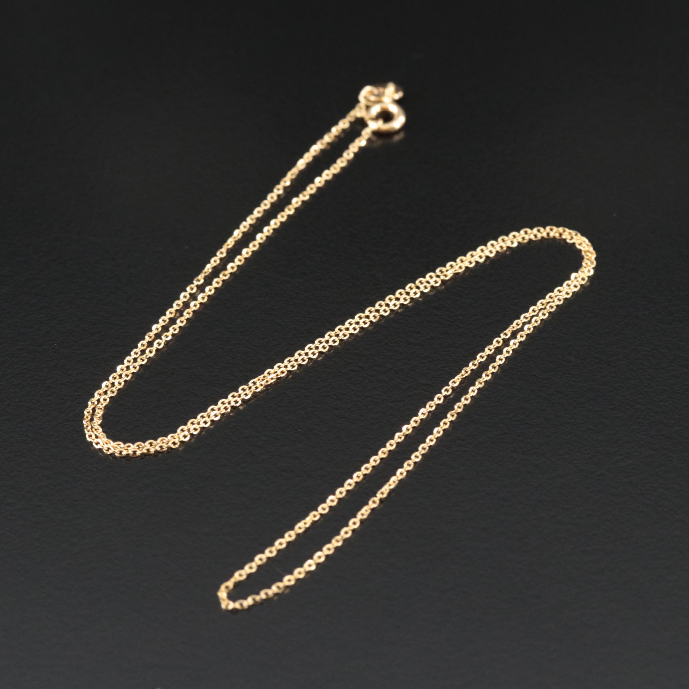 Italian 14K Chain Necklace