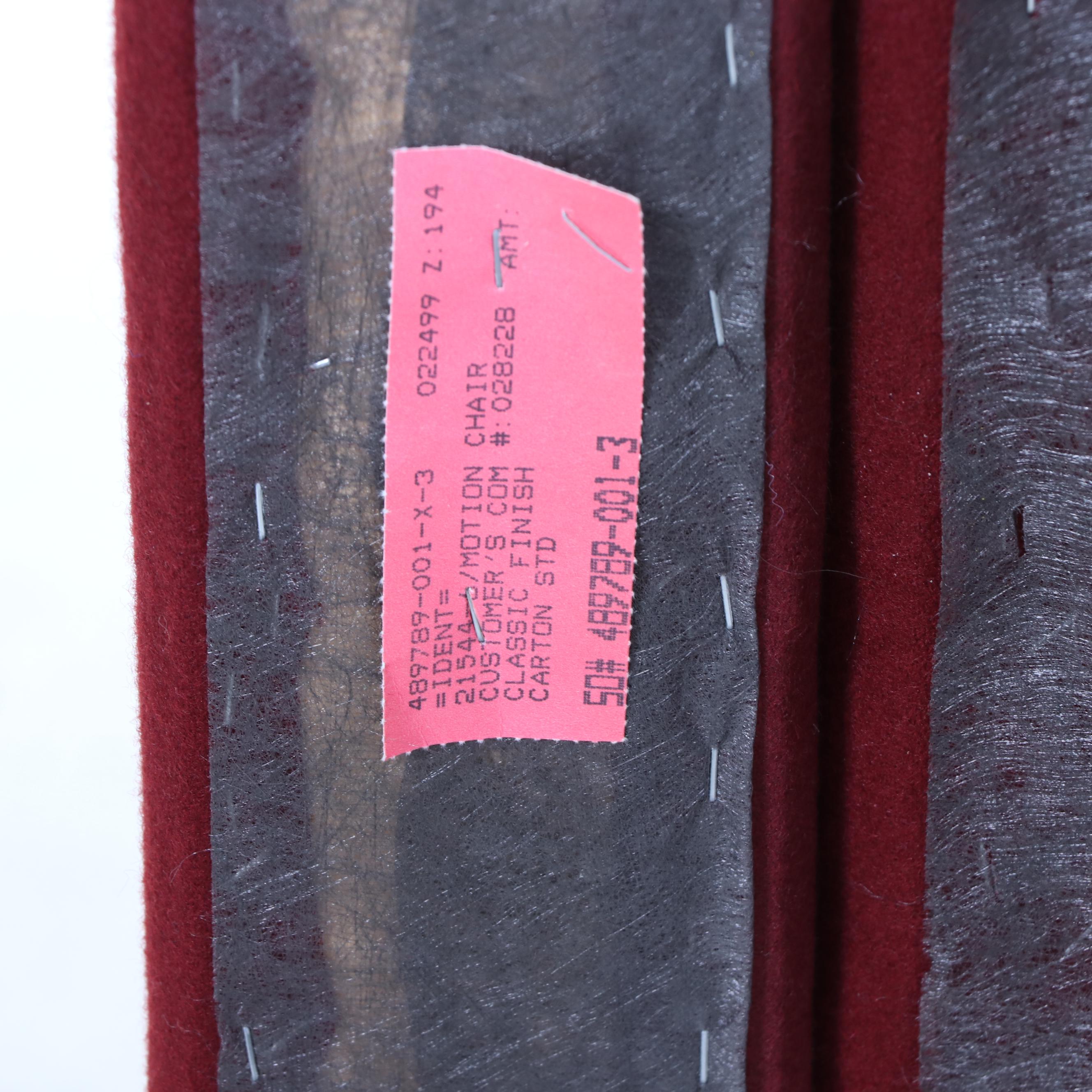 Pair of Sam Moore Furniture Custom-Upholstered Recliners with Nailheads