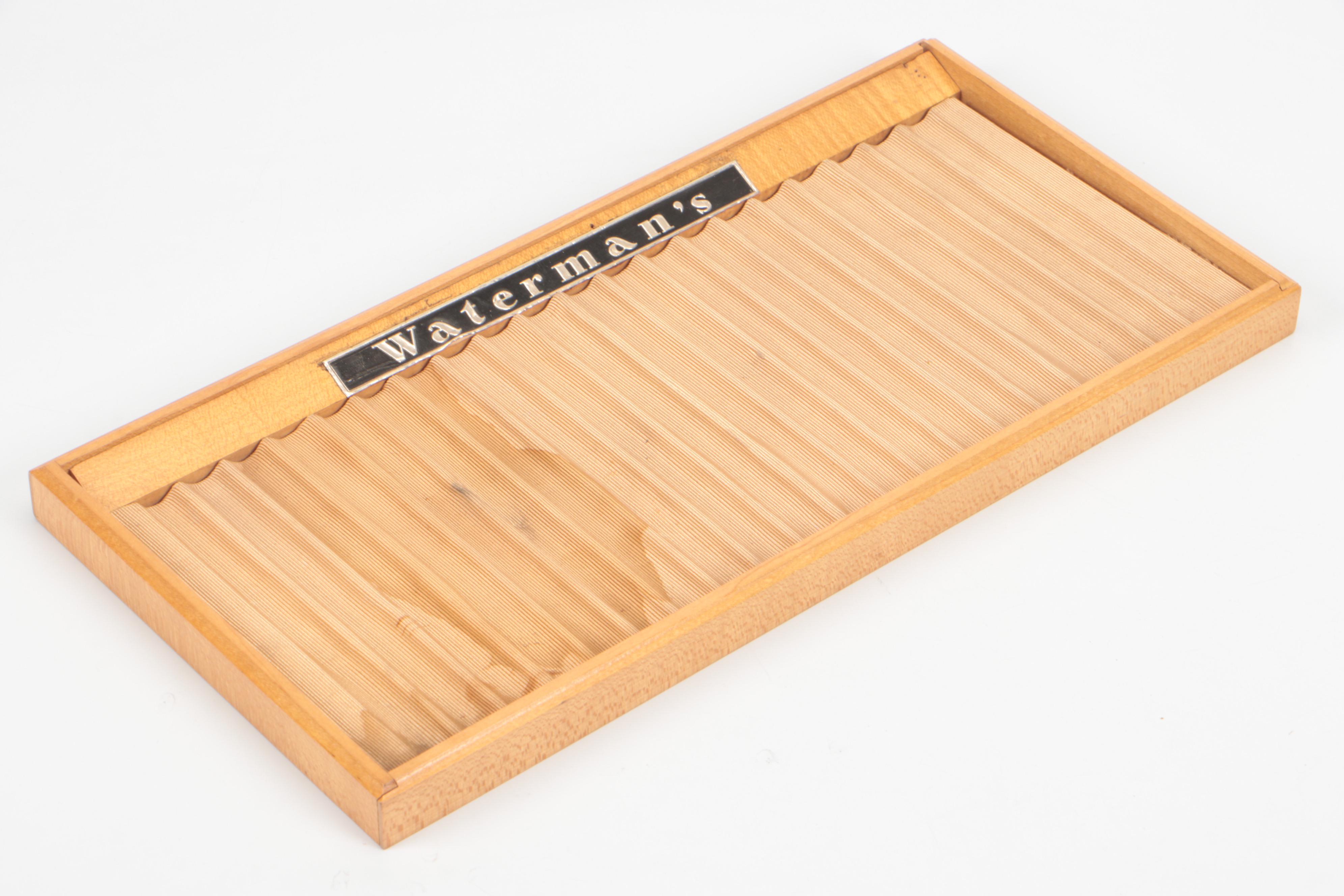 Waterman's Pen Showcase Display, Early-Mid 20th Century