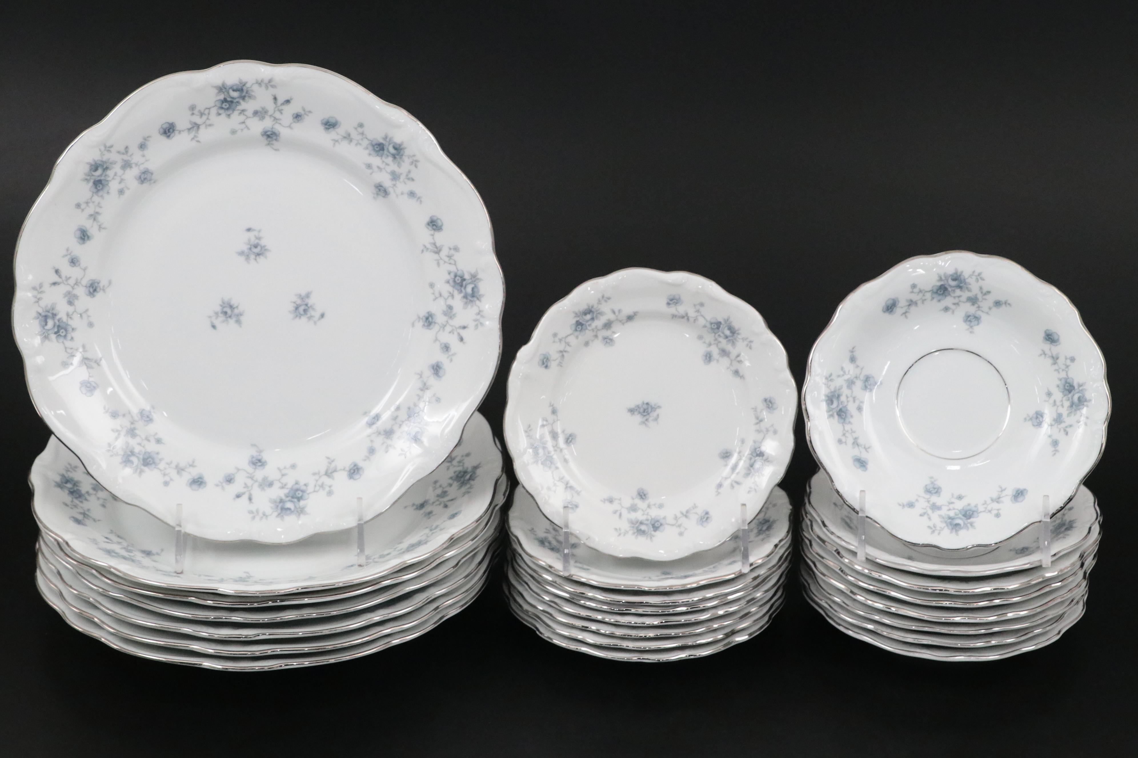 Johann Haviland "Blue Garland" Porcelain Dinnerware, 1974–1990